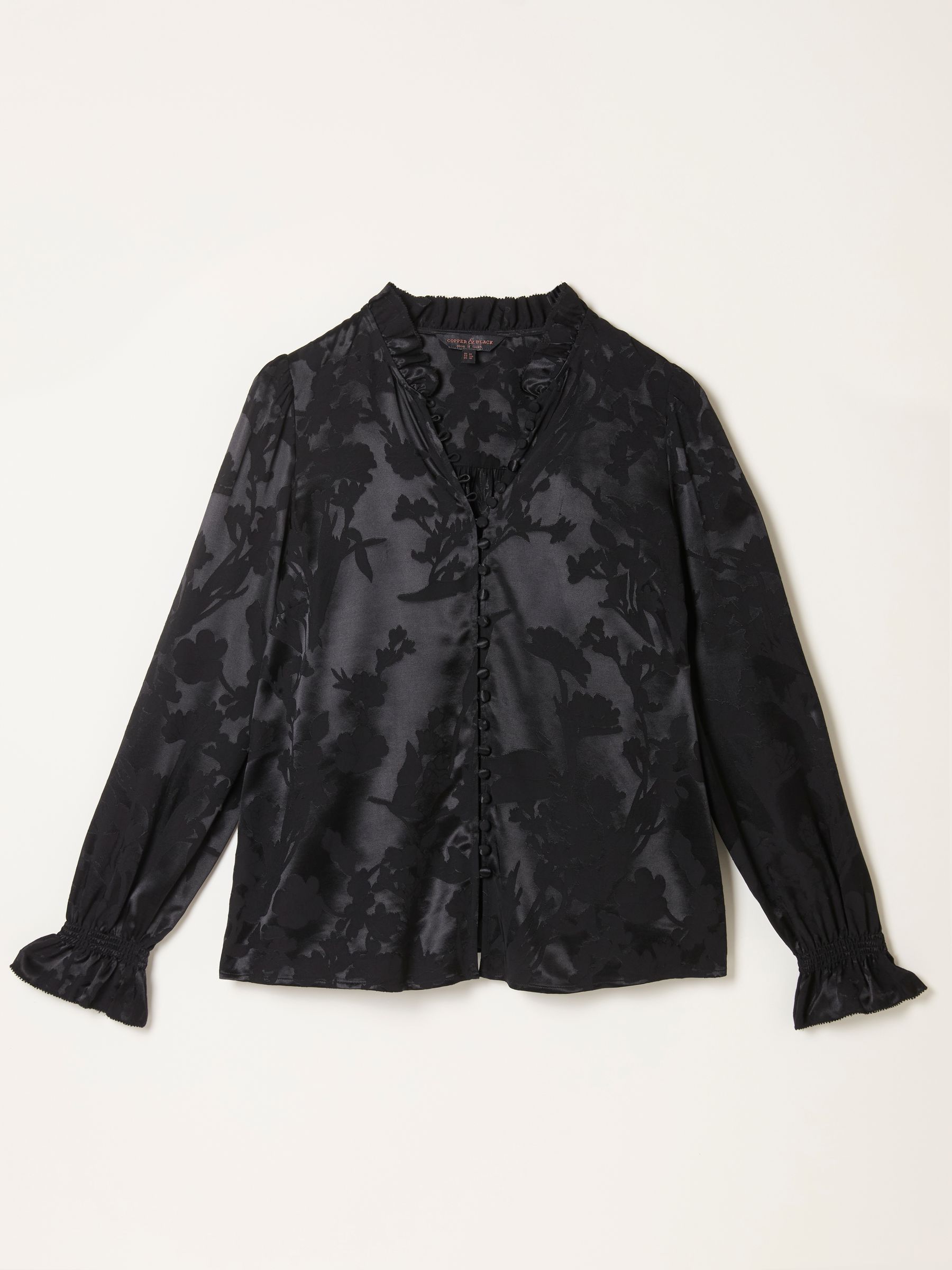 Briar Black Jacquard Top - Image 5 of 5