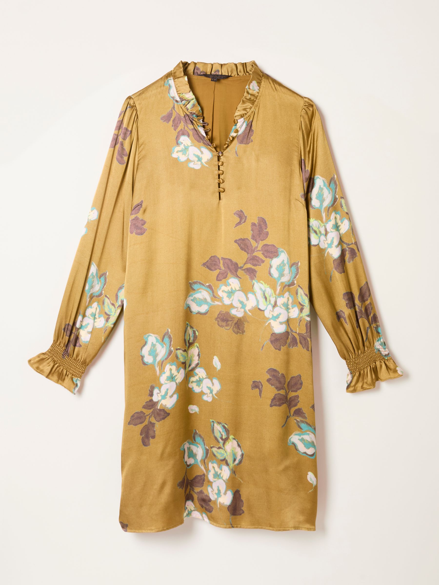 Silas Gold Regular Printed Dress - Image 5 of 5