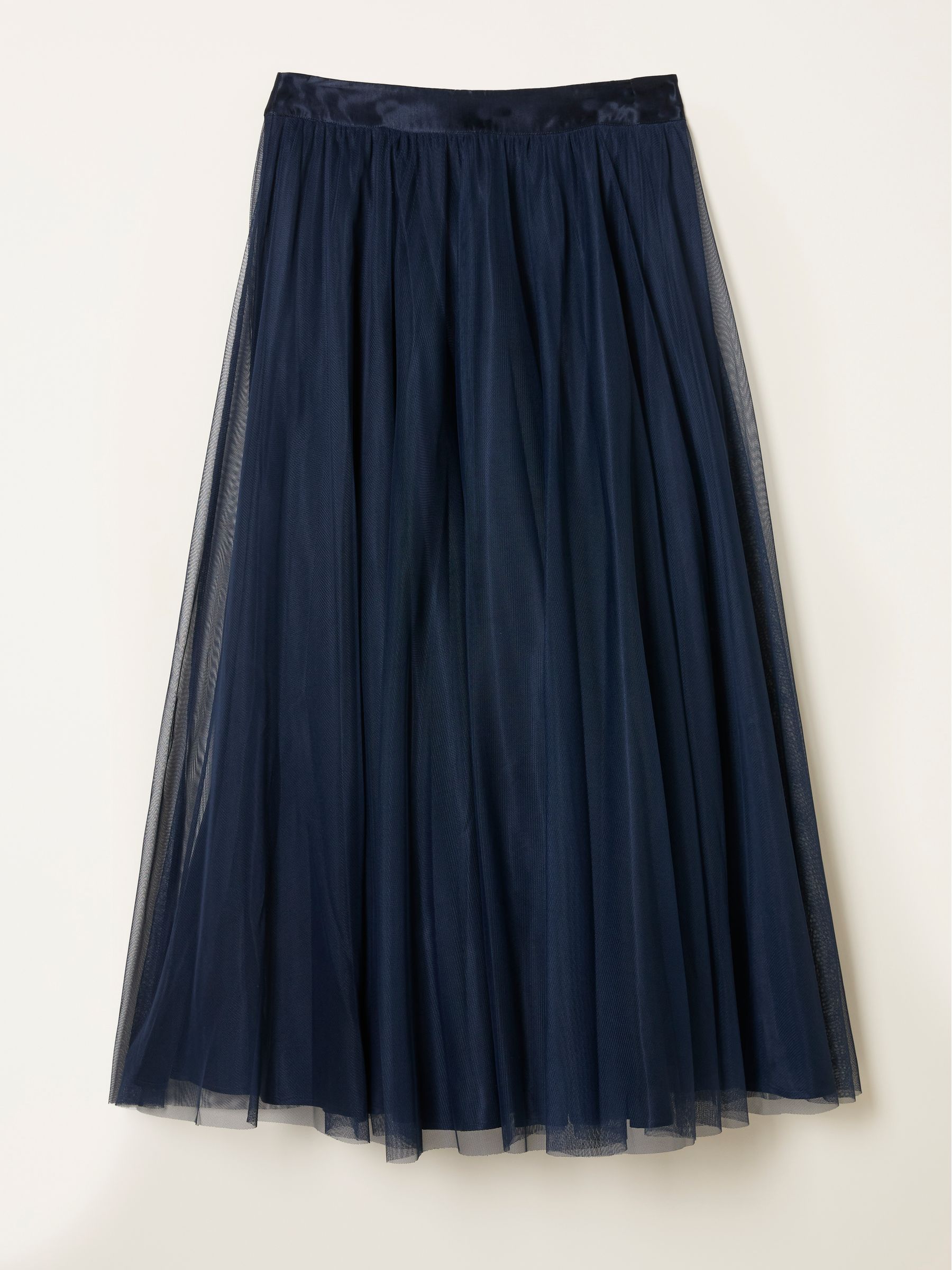 Violet Dark Navy Prom Tulle Skirt - Image 5 of 5