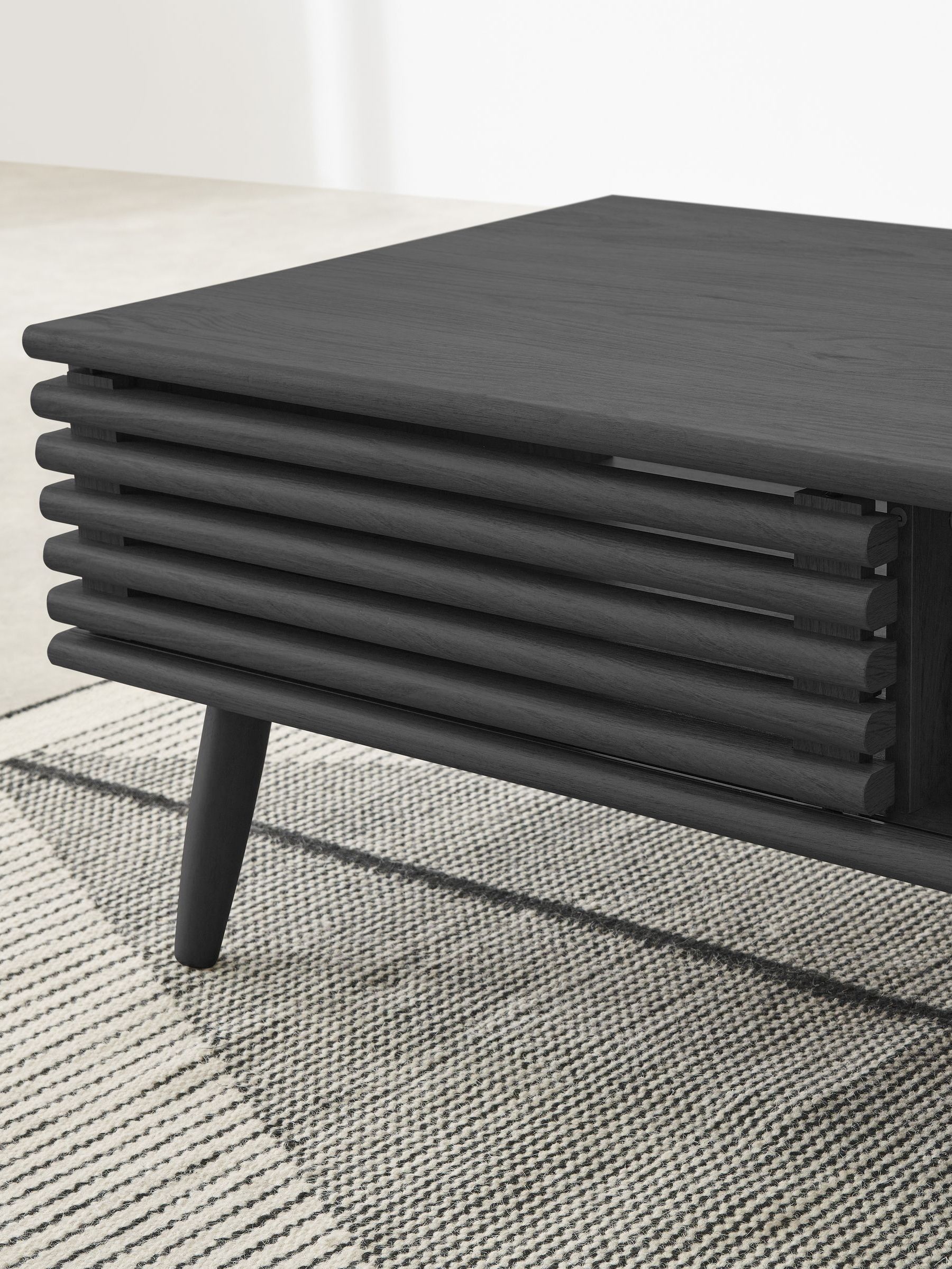 Tulma Storage Coffee Table in Black Oak Effect - Image 2 of 7