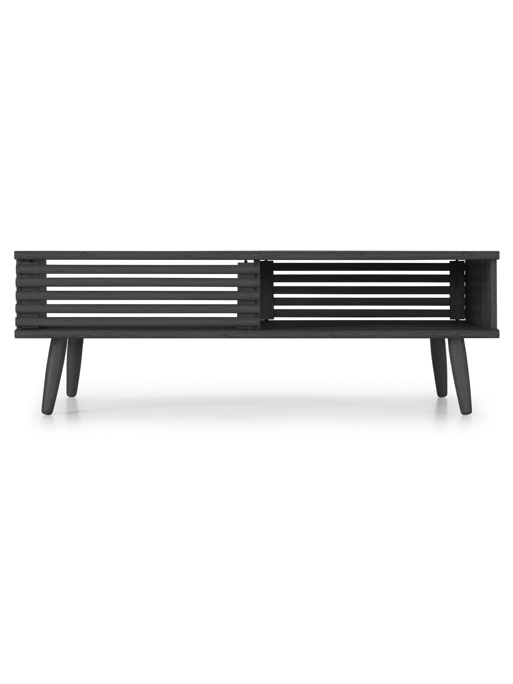Tulma Storage Coffee Table in Black Oak Effect - Image 4 of 7
