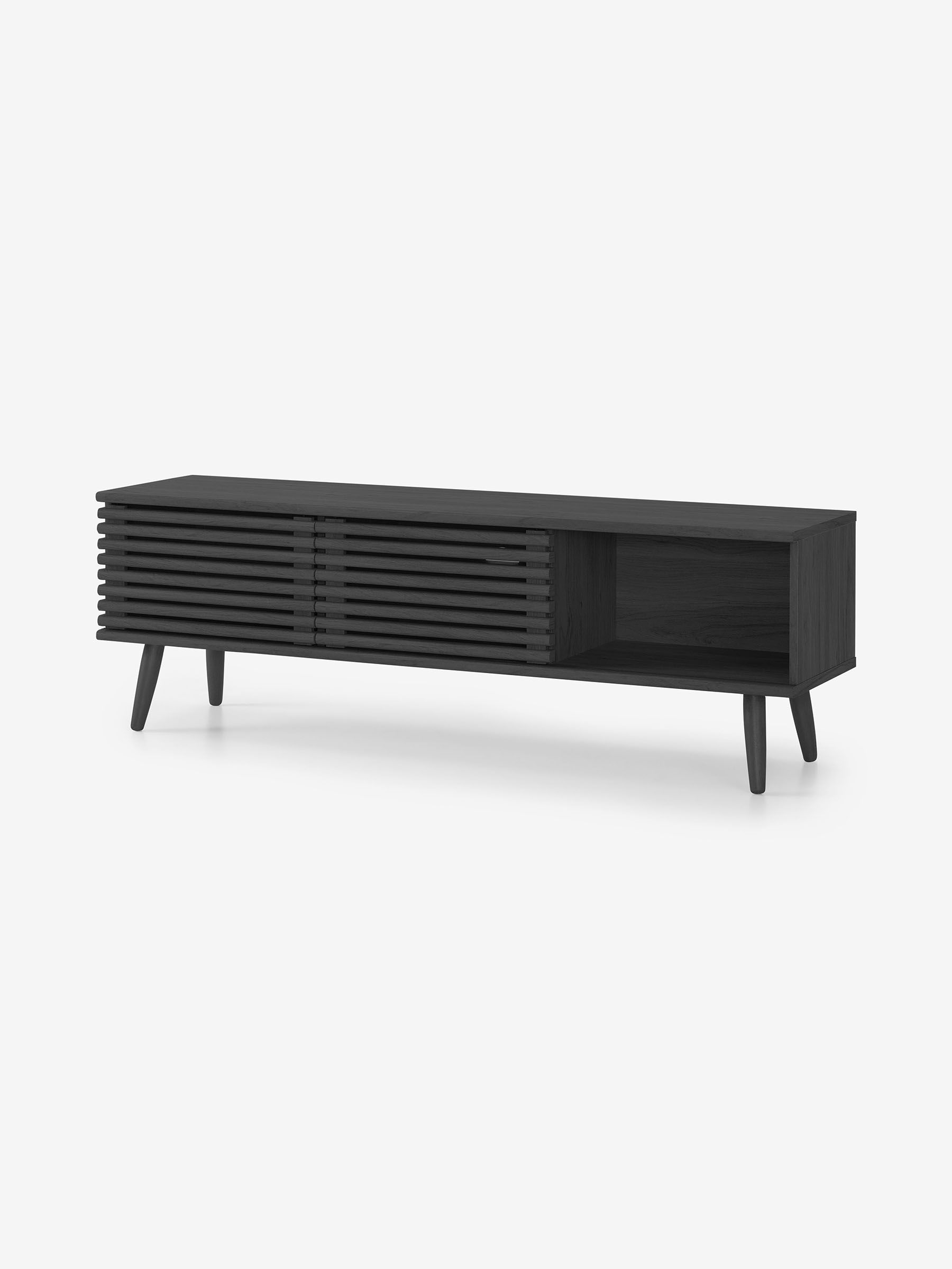 Tulma TV Unit in Black Oak Effect - Image 4 of 7