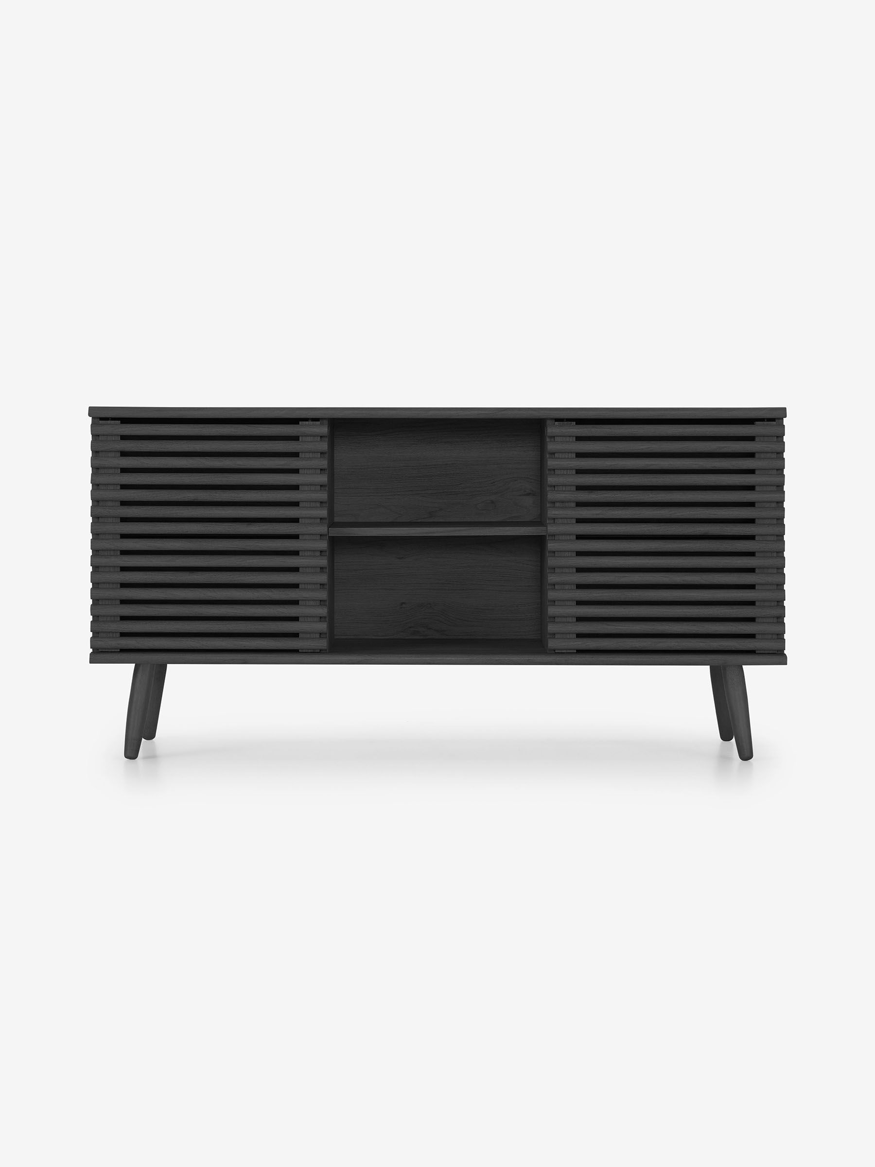 Large Tulma Sideboard in Black Oak Effect - Image 6 of 7
