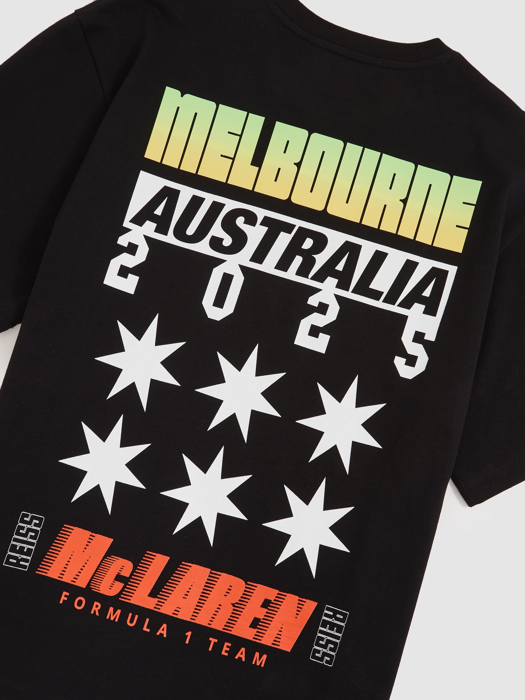 McLaren F1 Team Melbourne GP T-Shirt in Black - Image 8 of 8