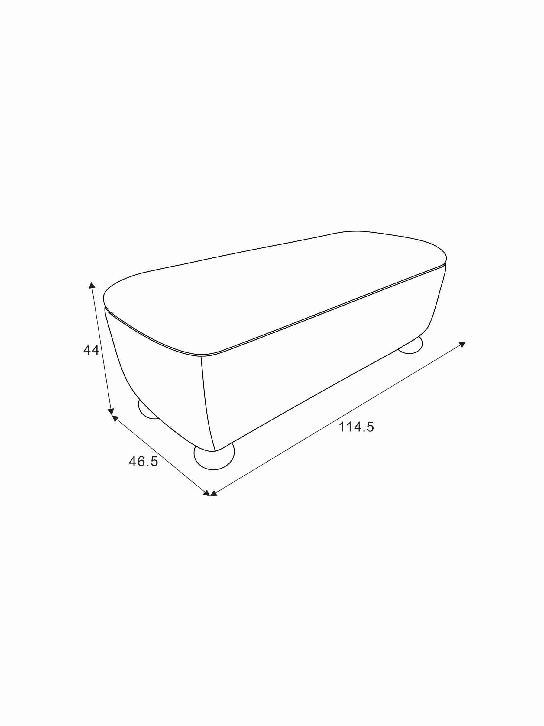 Ellio Storage Ottoman Bench in Nude Checked Velvet - Image 4 of 6