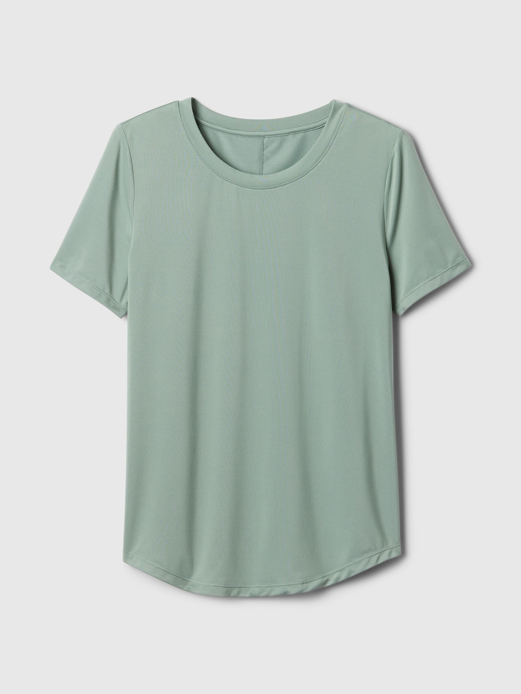 Green Brushed Jersey Short Sleeve T-Shirt - Image 4 of 4