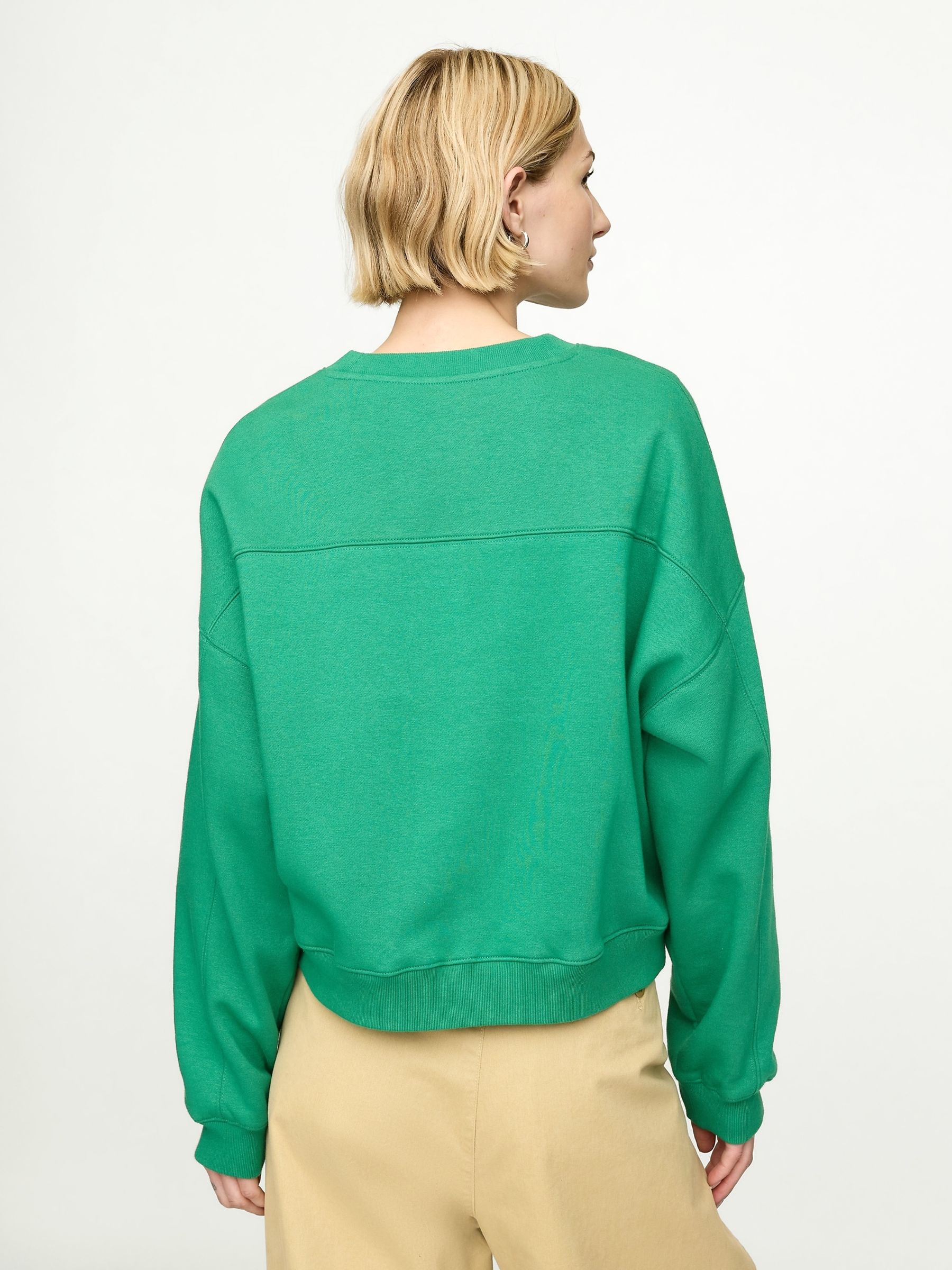 Green Vintage Soft Wedge Crew Neck Sweatshirt - Image 2 of 4