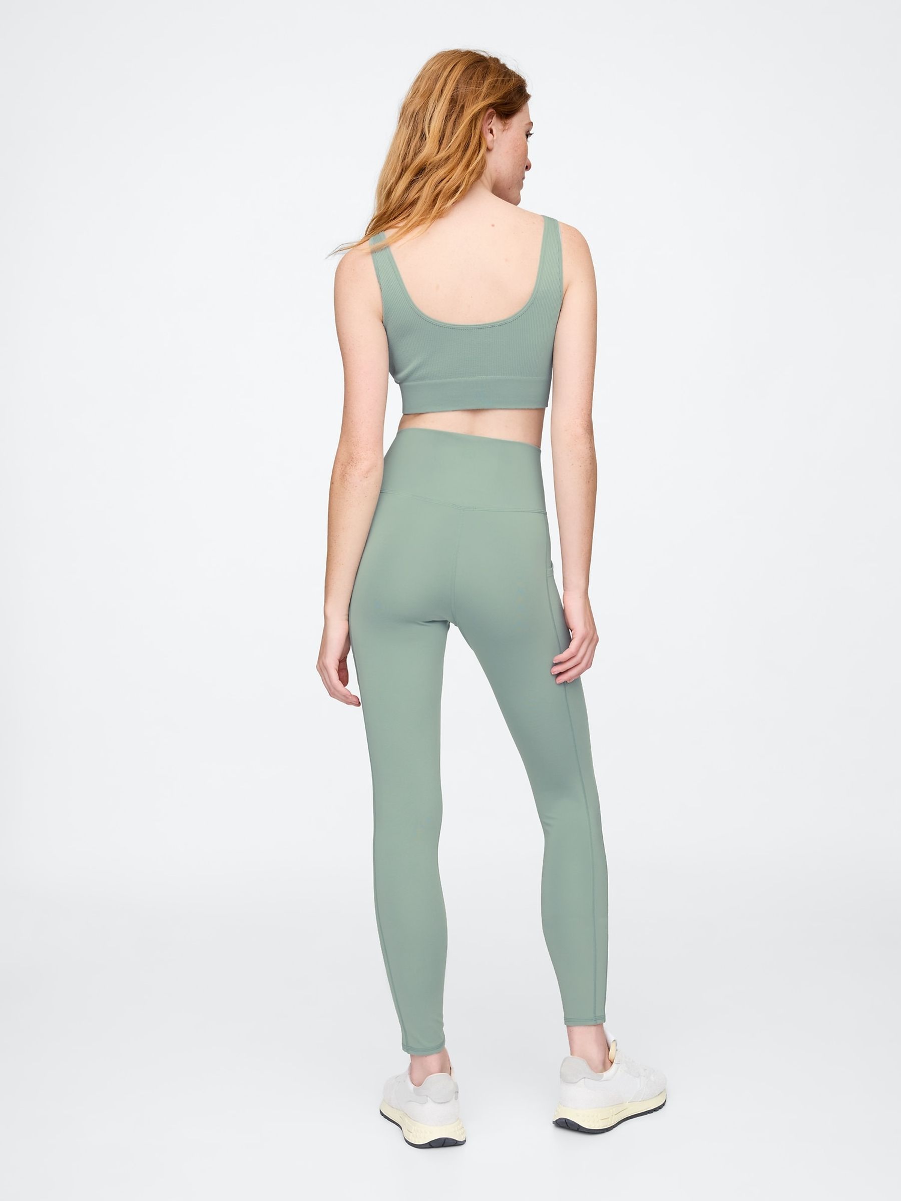 Green Sky High Studio Full-Length Leggings - Image 2 of 4