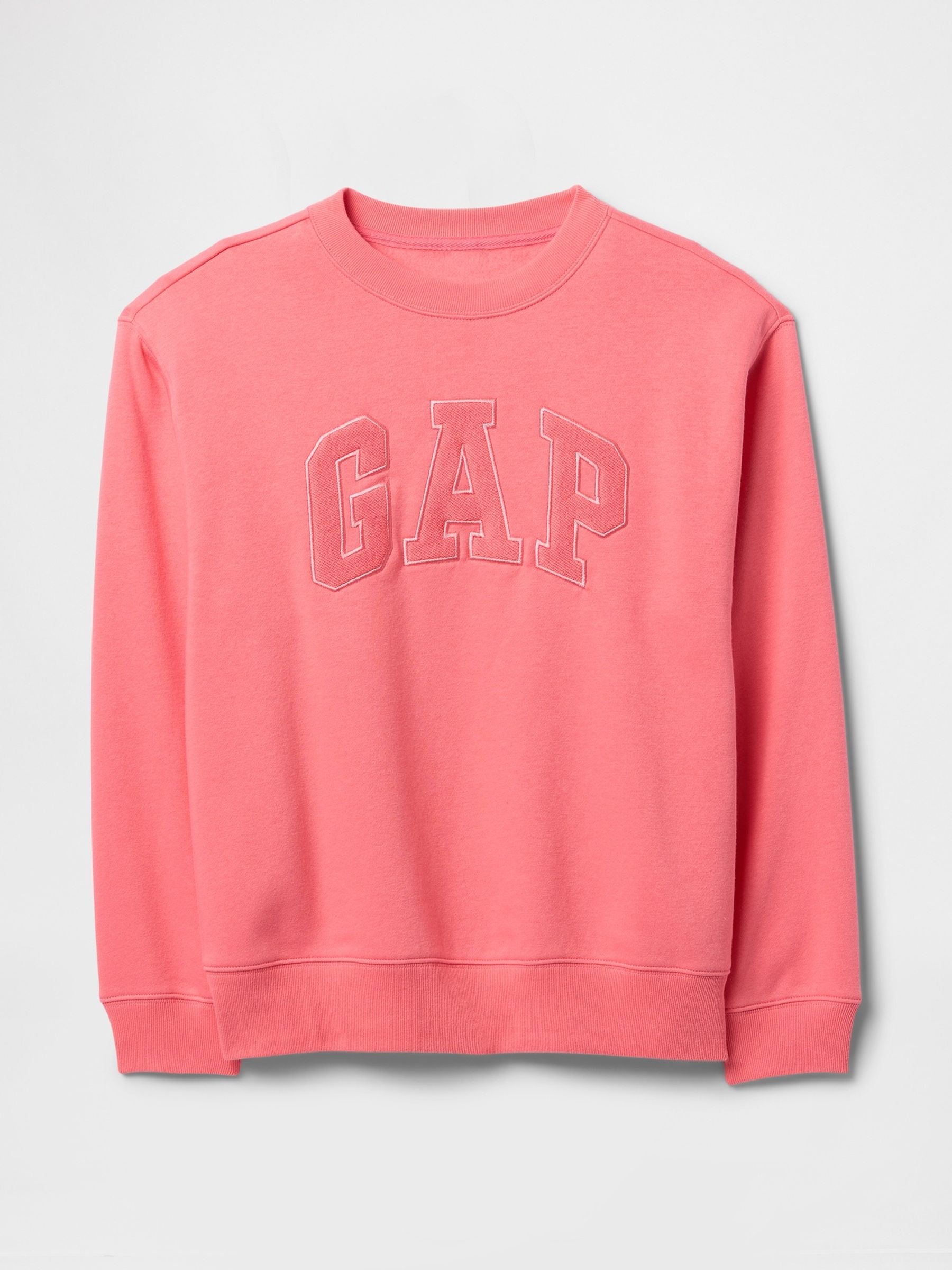 Pink Logo Fleece-Lined Sweatshirt - Image 5 of 5