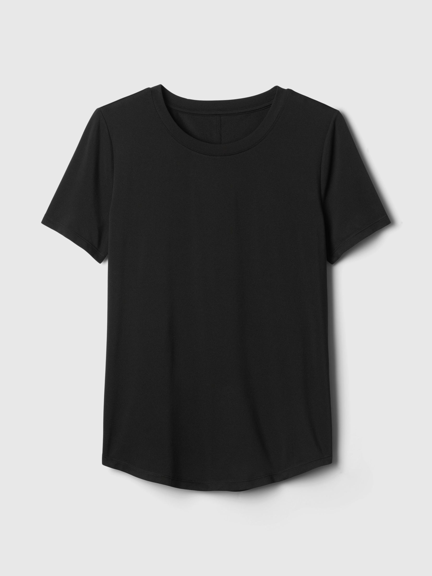 Black Brushed Jersey Short Sleeve T-Shirt - Image 4 of 4