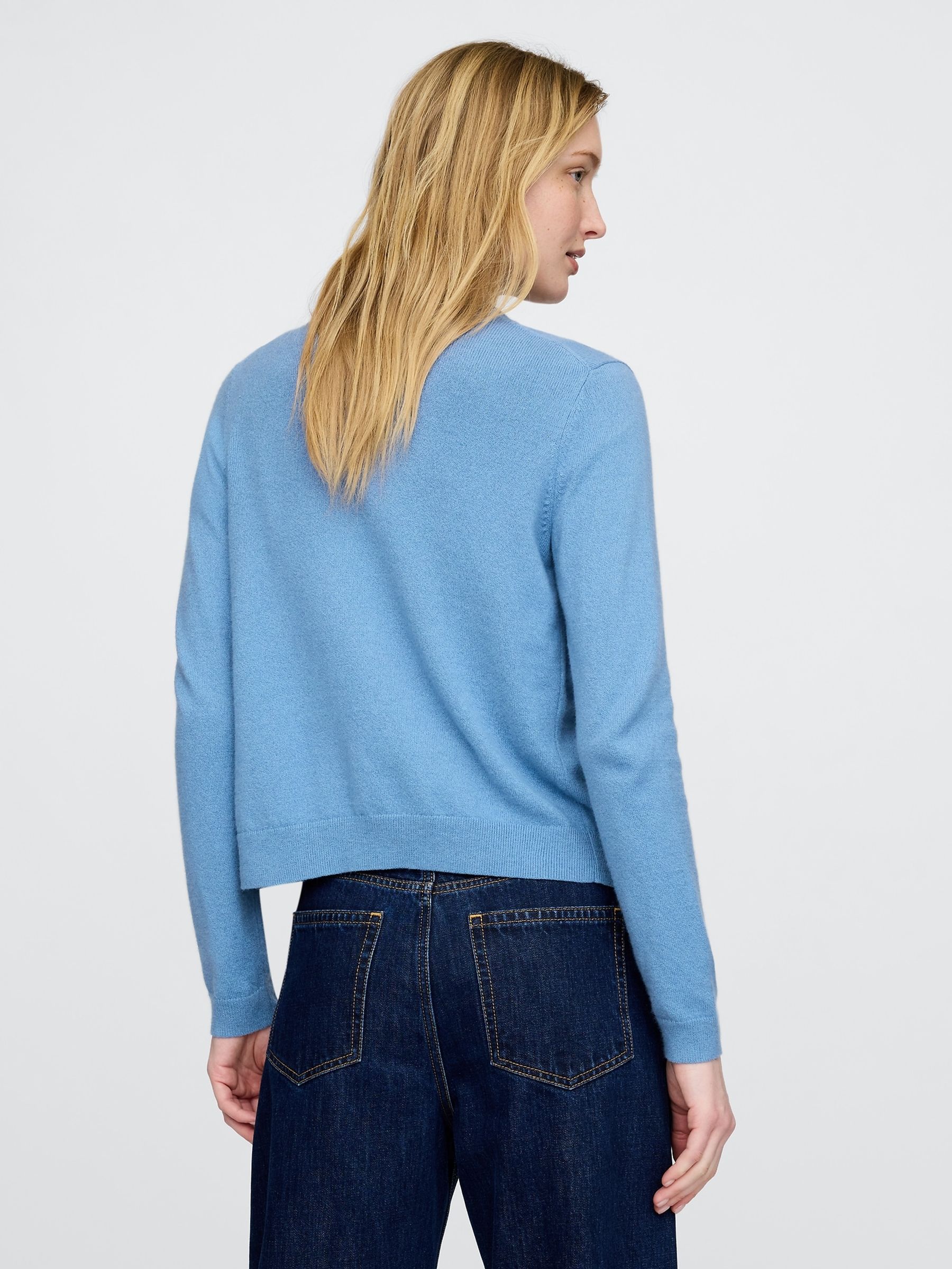Blue CashSoft Cardigan - Image 2 of 5