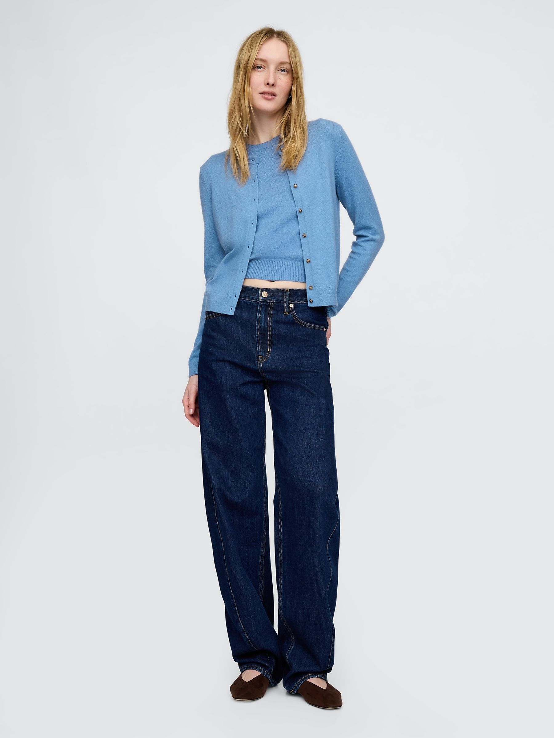 Blue CashSoft Cardigan - Image 3 of 5