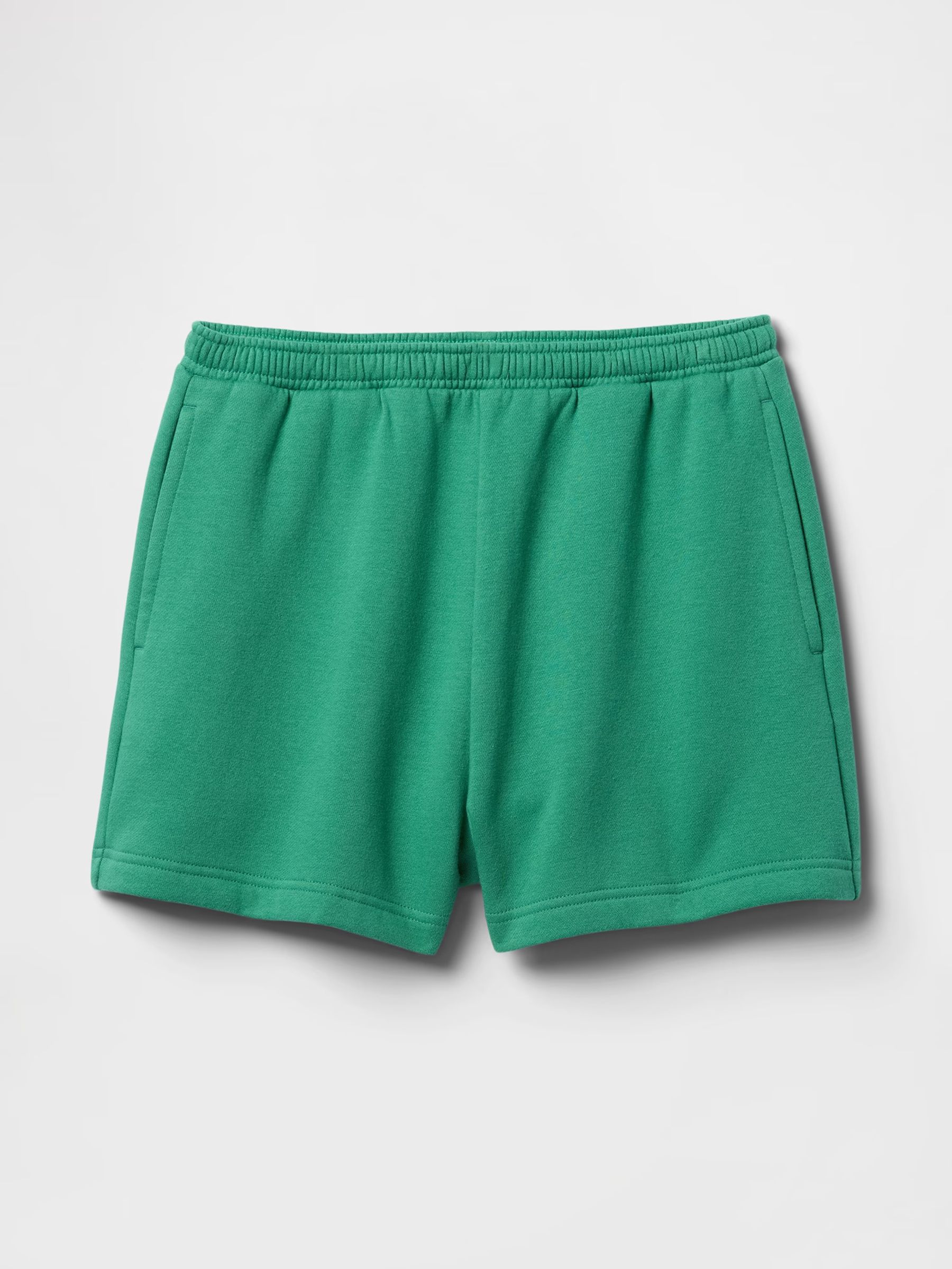 Green Vintage Soft Fleece-Lined Pocket Shorts - Image 4 of 4