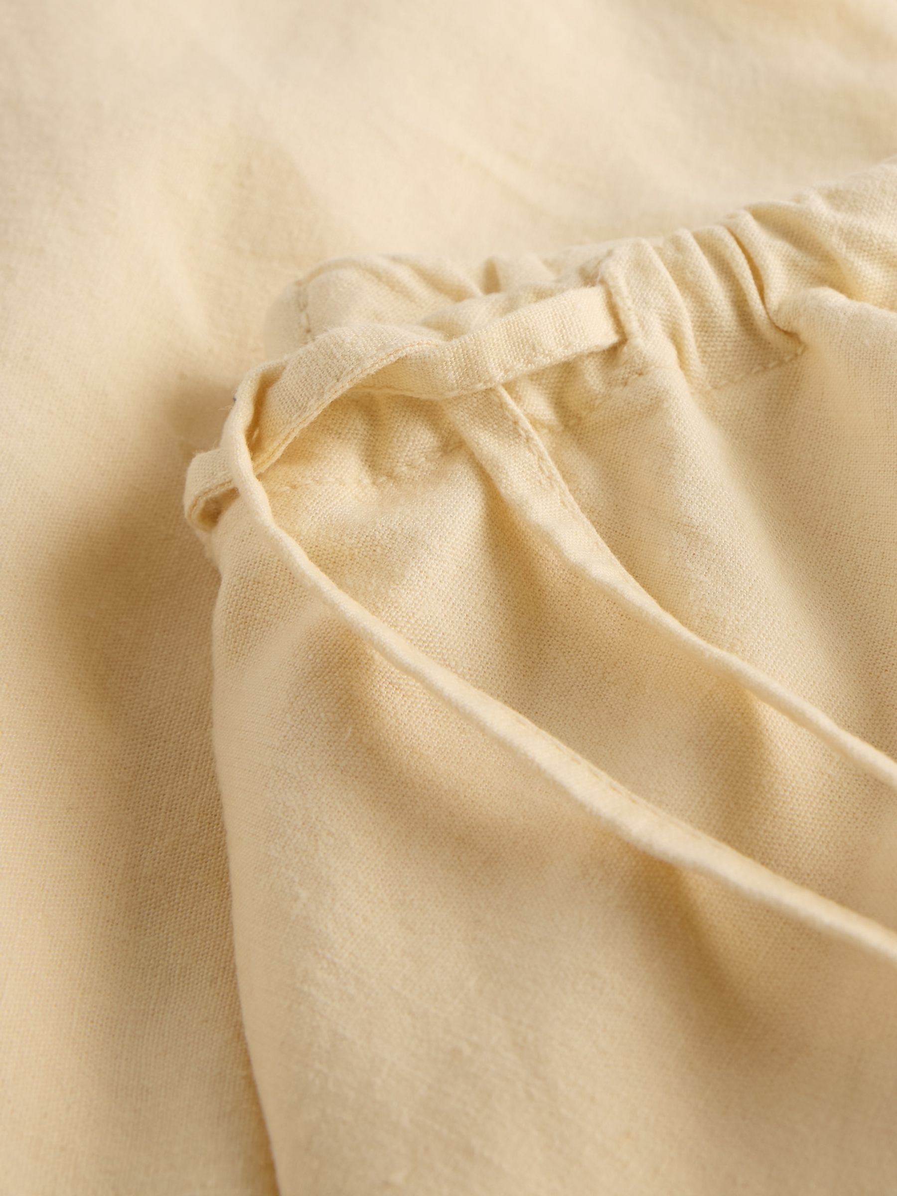Yellow Heavyweight Linen-Blend Midi Skirt - Image 6 of 6