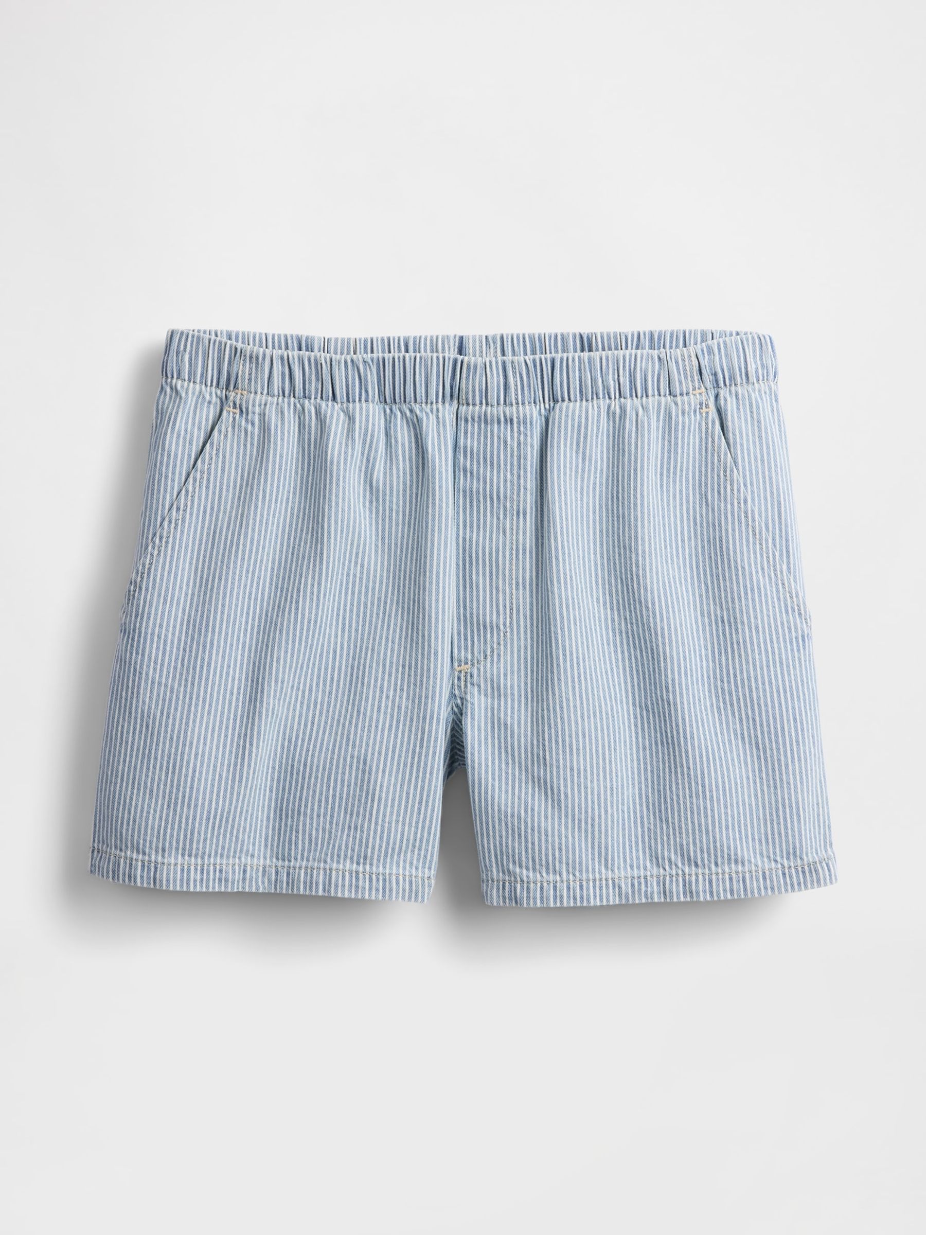 Blue UltraSoft Mid Rise Easy Denim Shorts - Image 5 of 5