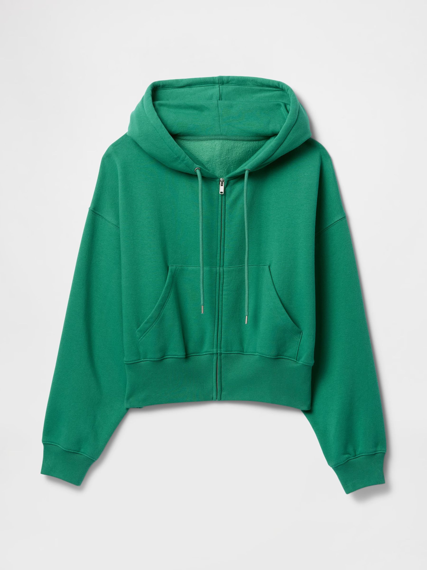 Green Vintage Soft Full-Zip Wedge Hoodie - Image 3 of 3