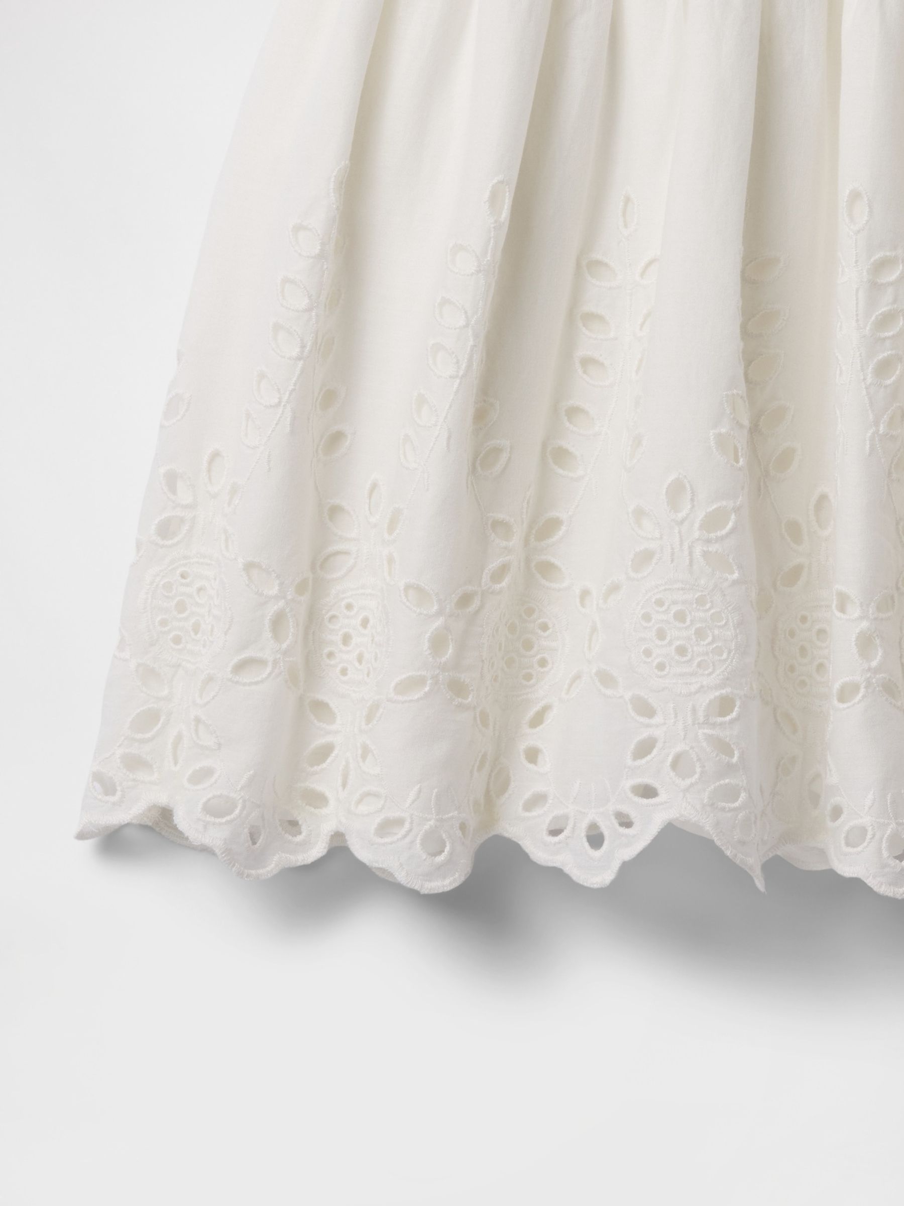 White Smocked Mini Skirt - Image 5 of 5