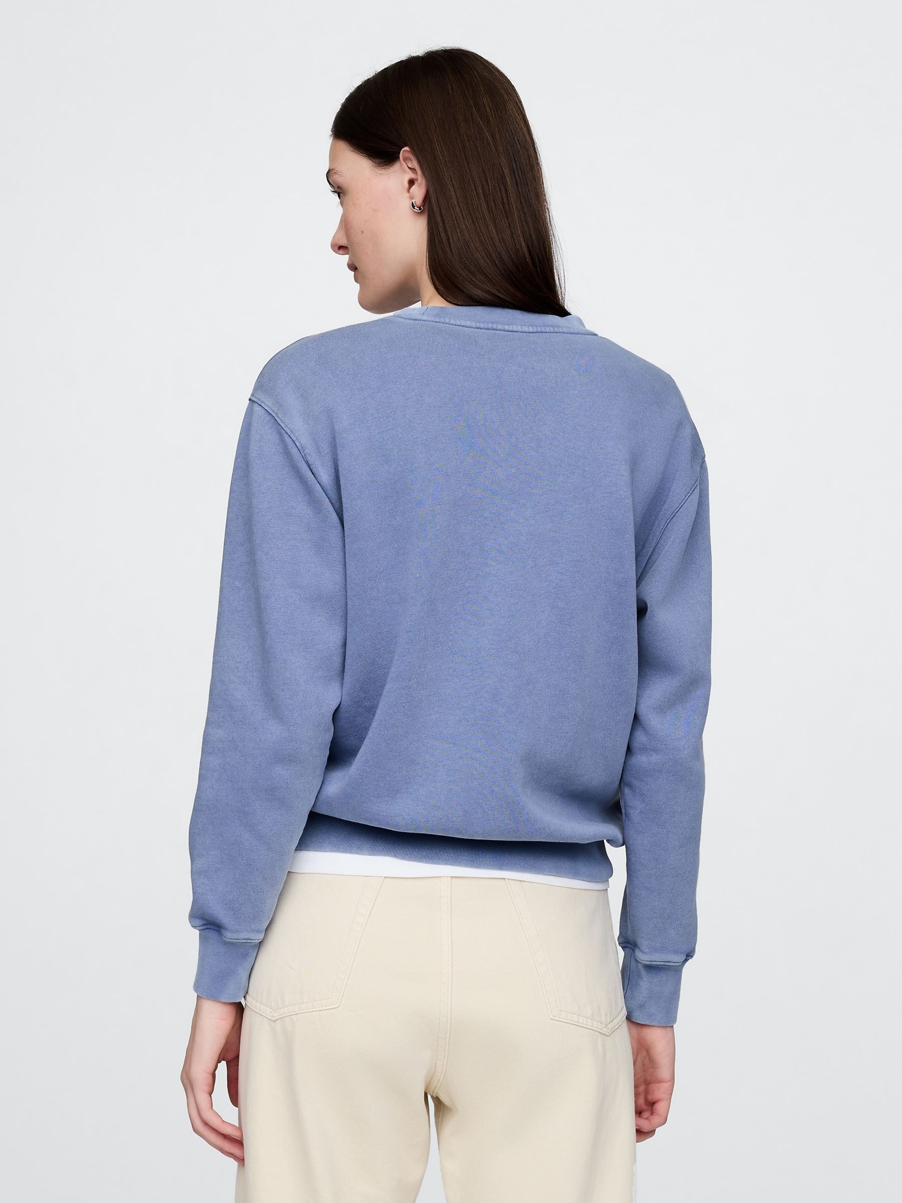 Blue Vintage Soft French Terry Logo Sweatshirt - Image 2 of 5