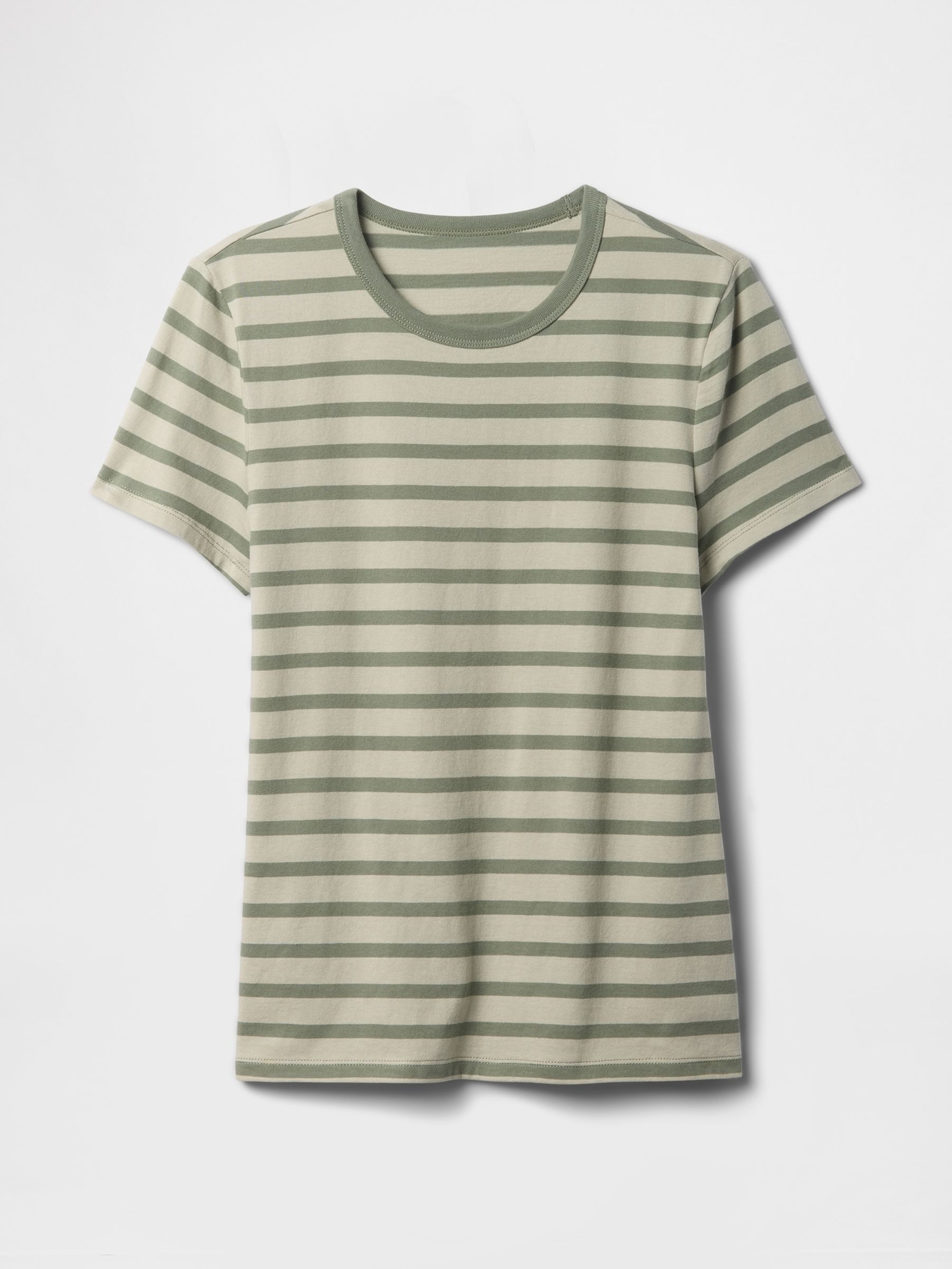 Green Crew Neck Favourite Cotton Short Sleeve T-Shirt - Image 5 of 5