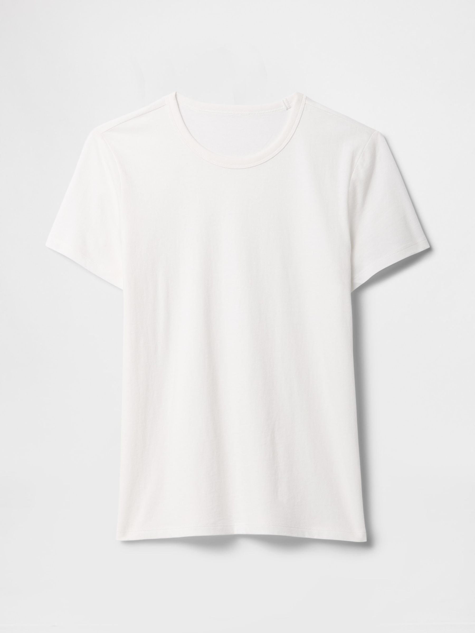 White Crew Neck Favourite Cotton Short Sleeve T-Shirt - Image 5 of 5