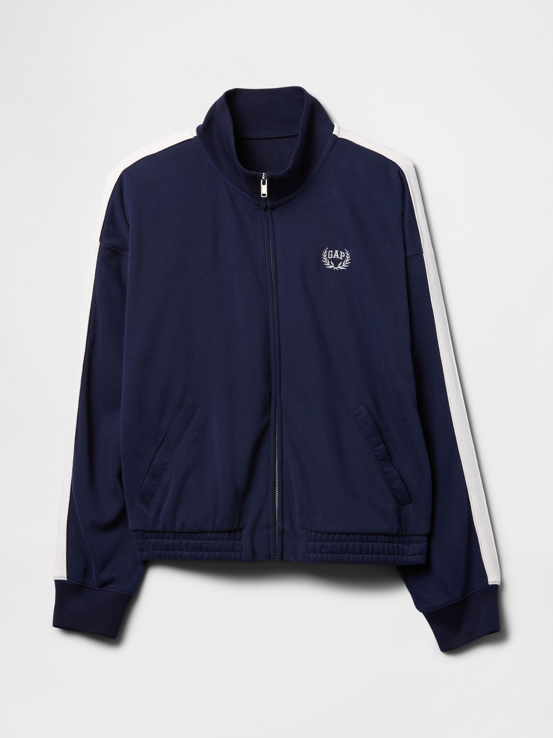 Navy Blue Vintage Soft Logo Track Jacket - Image 5 of 5