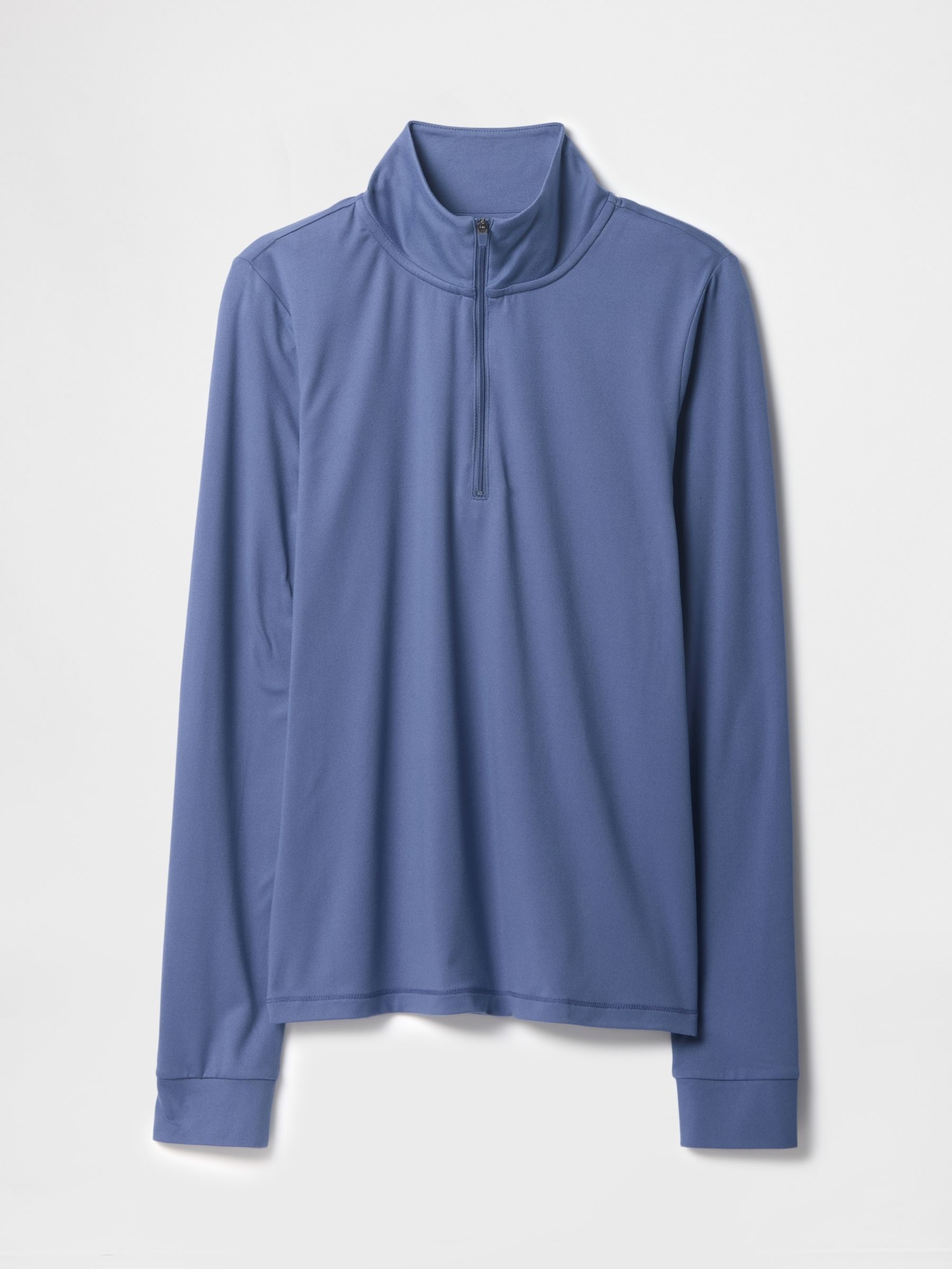 Blue Quarter Zip Long Sleeve Jacket - Image 5 of 5