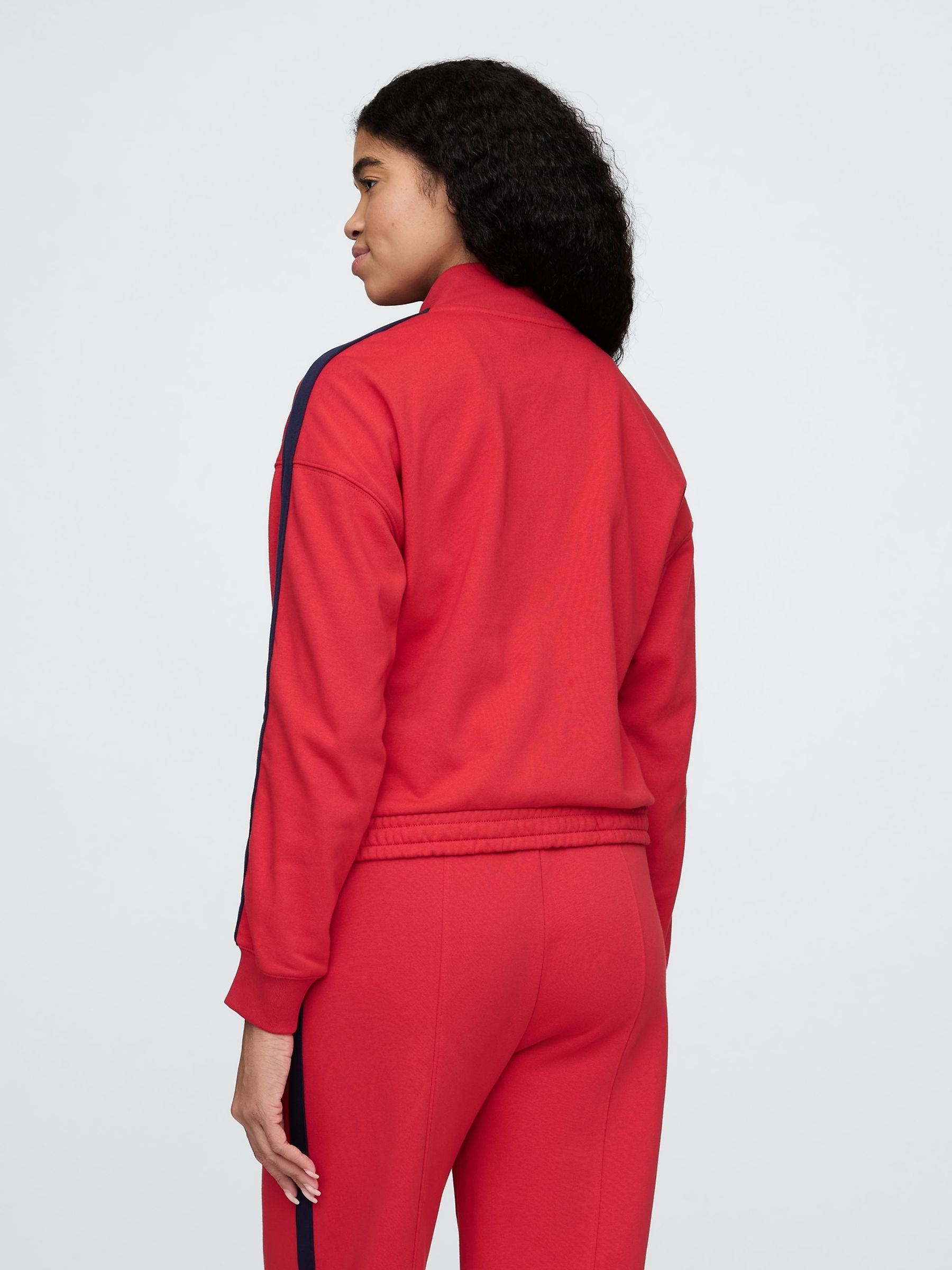Red Vintage Soft Logo Track Jacket - Image 2 of 5