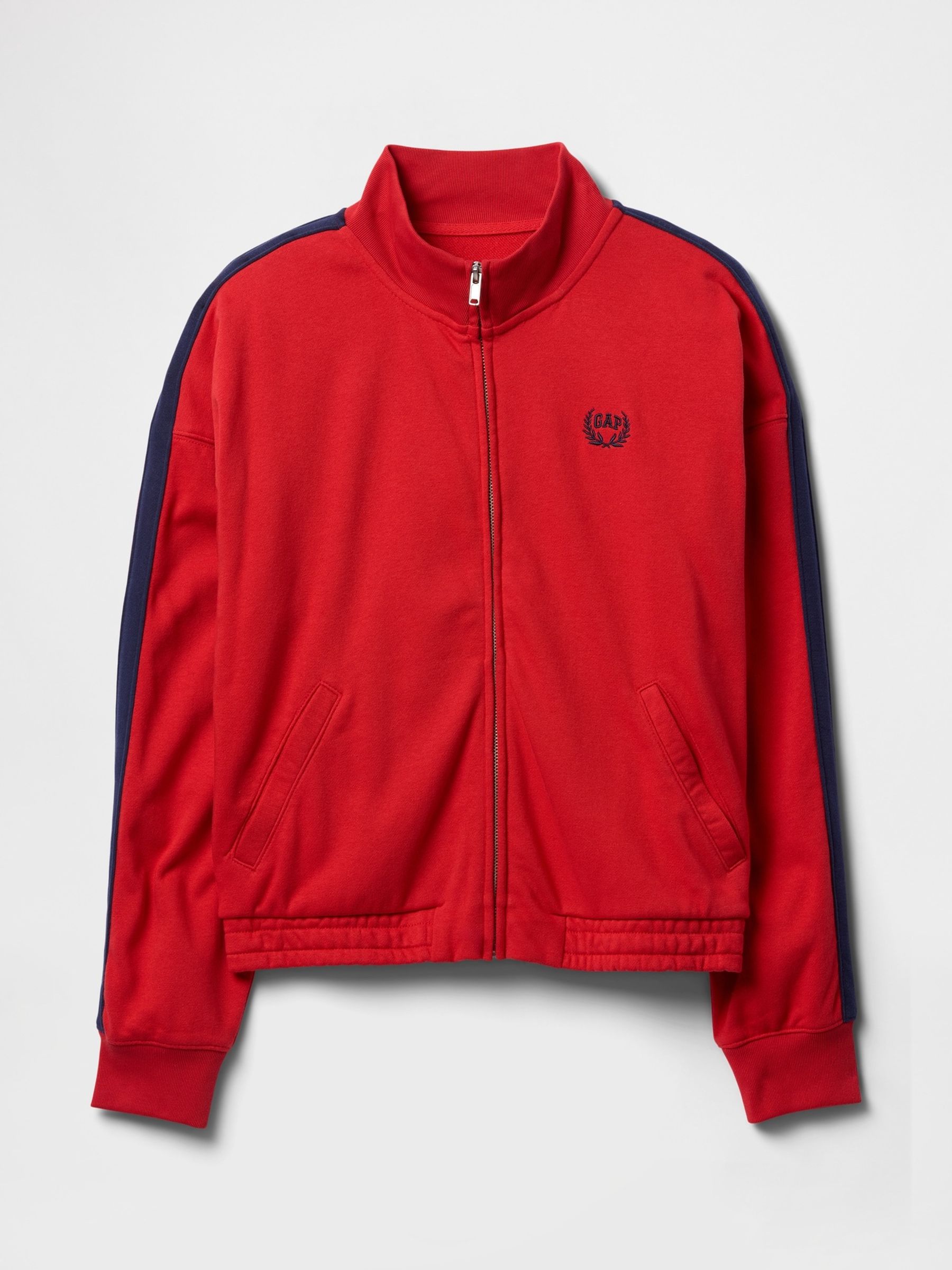 Red Vintage Soft Logo Track Jacket - Image 5 of 5