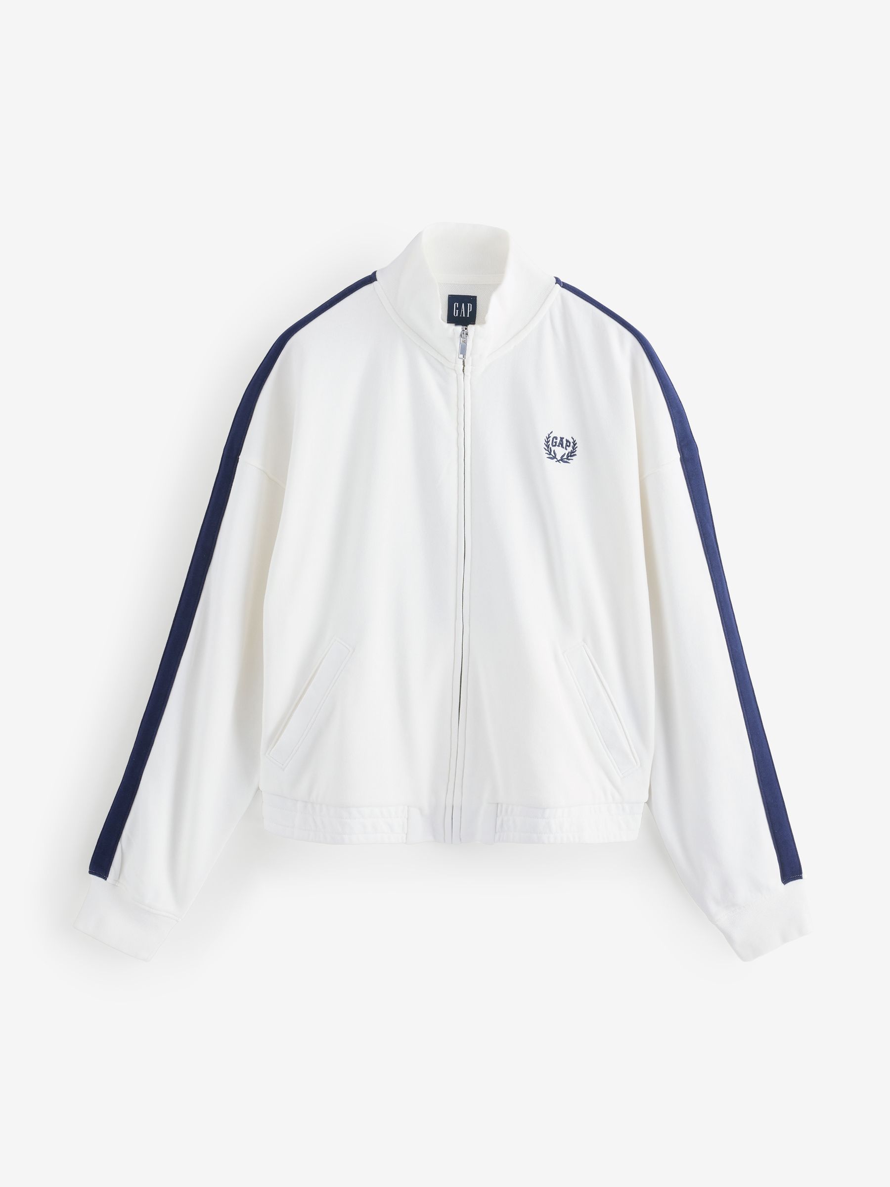 White Vintage Soft Logo Track Jacket - Image 1 of 6