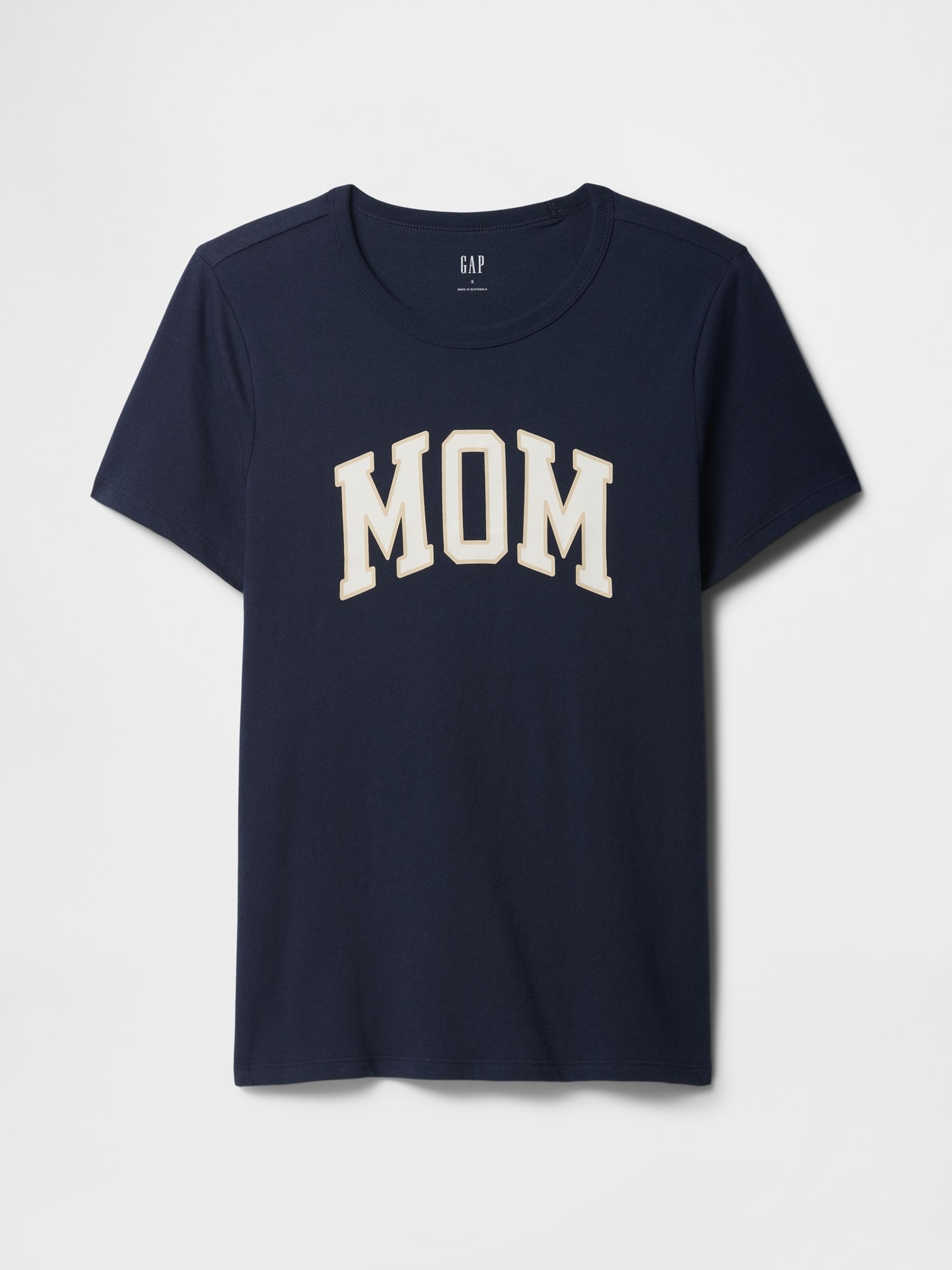 Navy Blue Vintage Mom Logo T-Shirt - Image 5 of 5