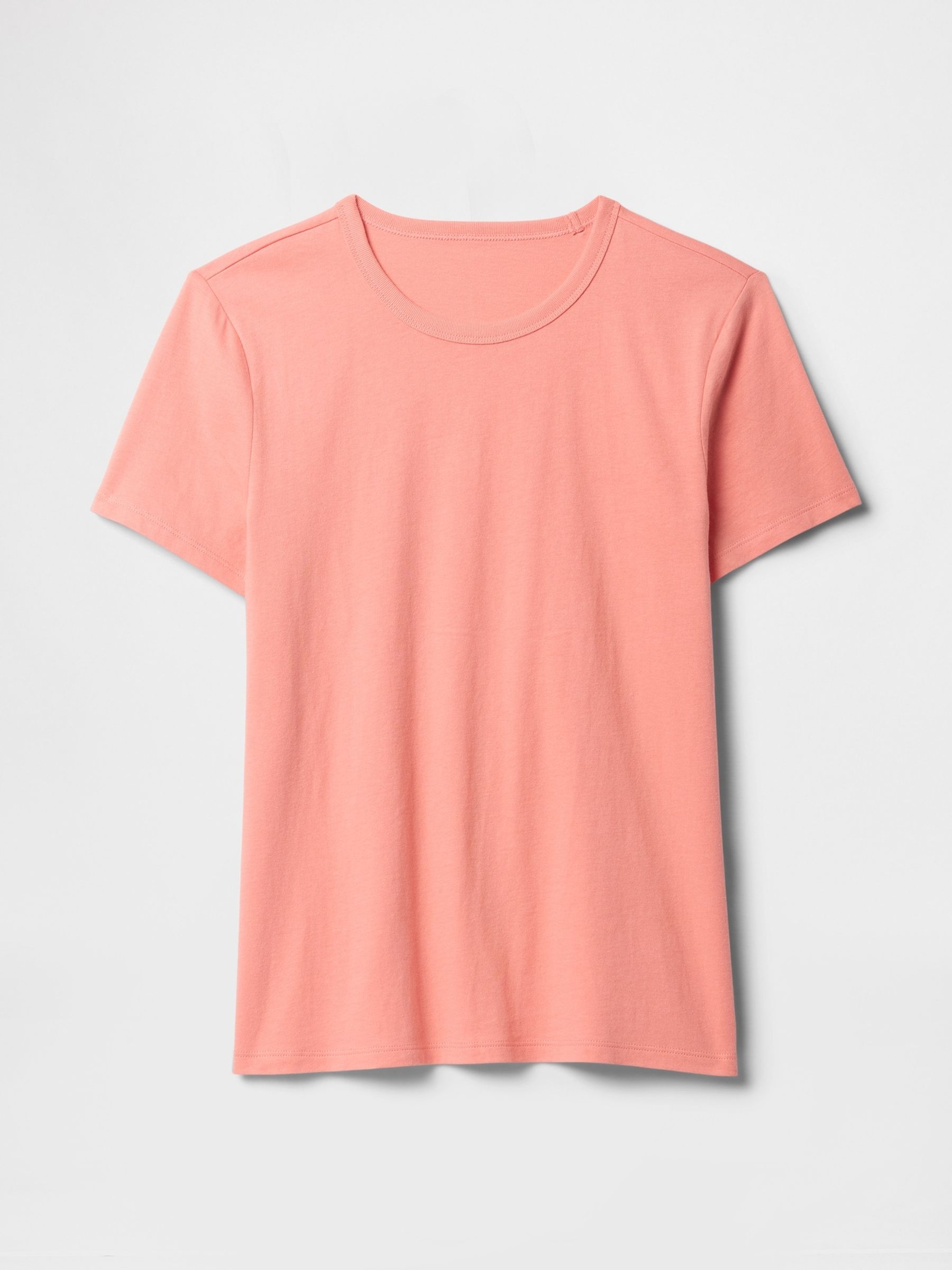 Orange Crew Neck Favourite Cotton Short Sleeve T-Shirt - Image 5 of 5