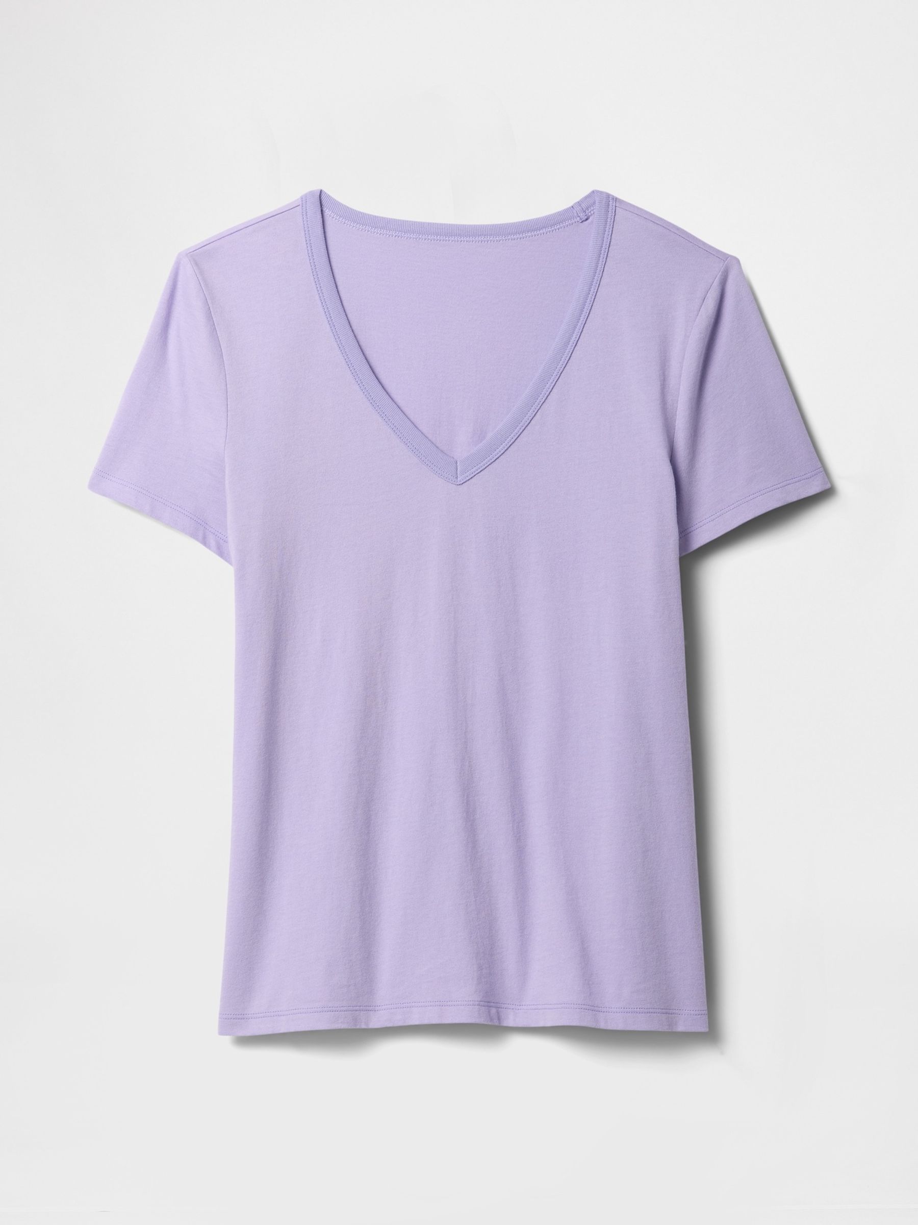 Lilac Purple Favourite Cotton Short Sleeve T-Shirt - Image 5 of 5