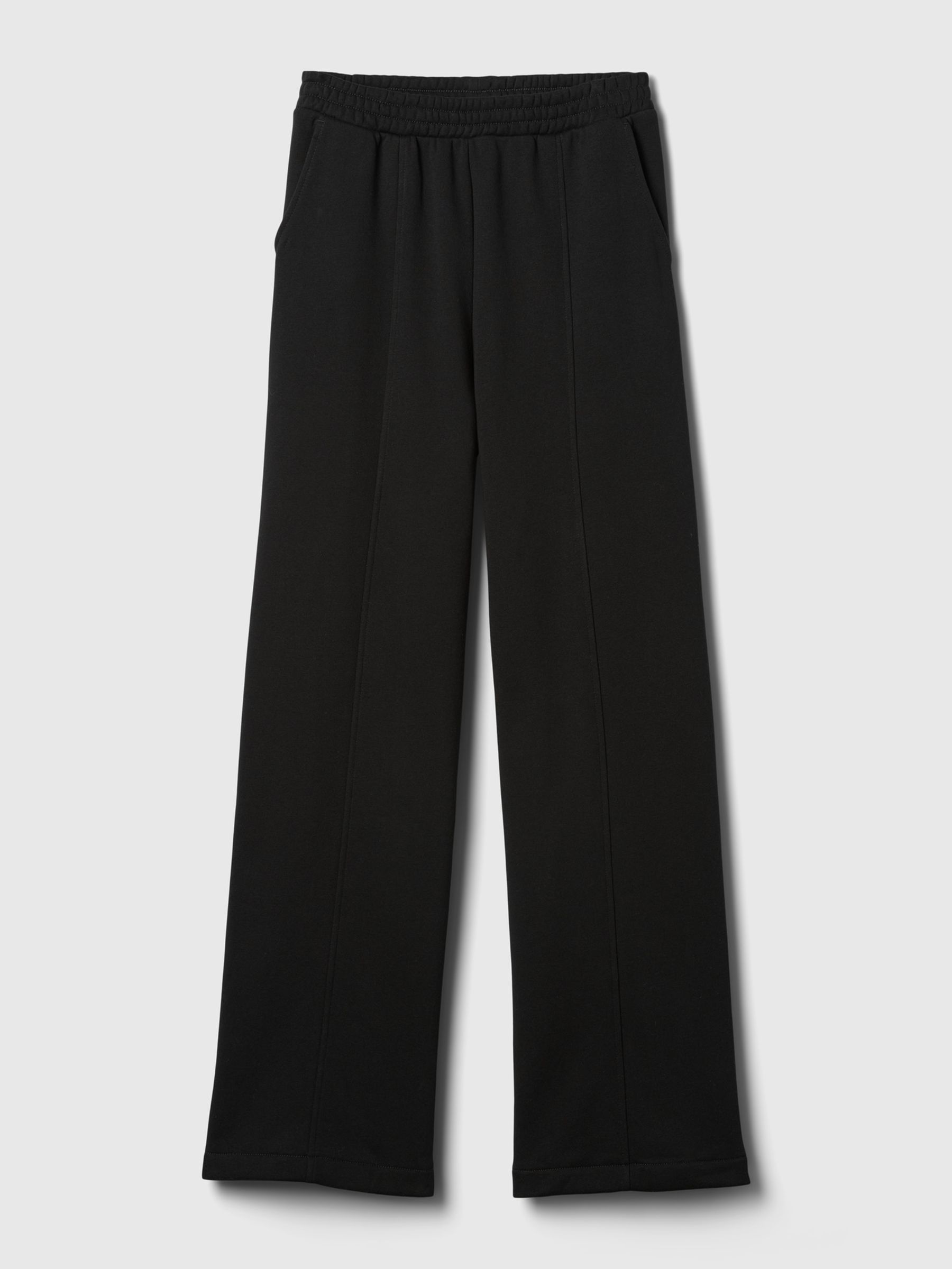 Black Vintage Soft Wide-Leg Joggers - Image 3 of 4