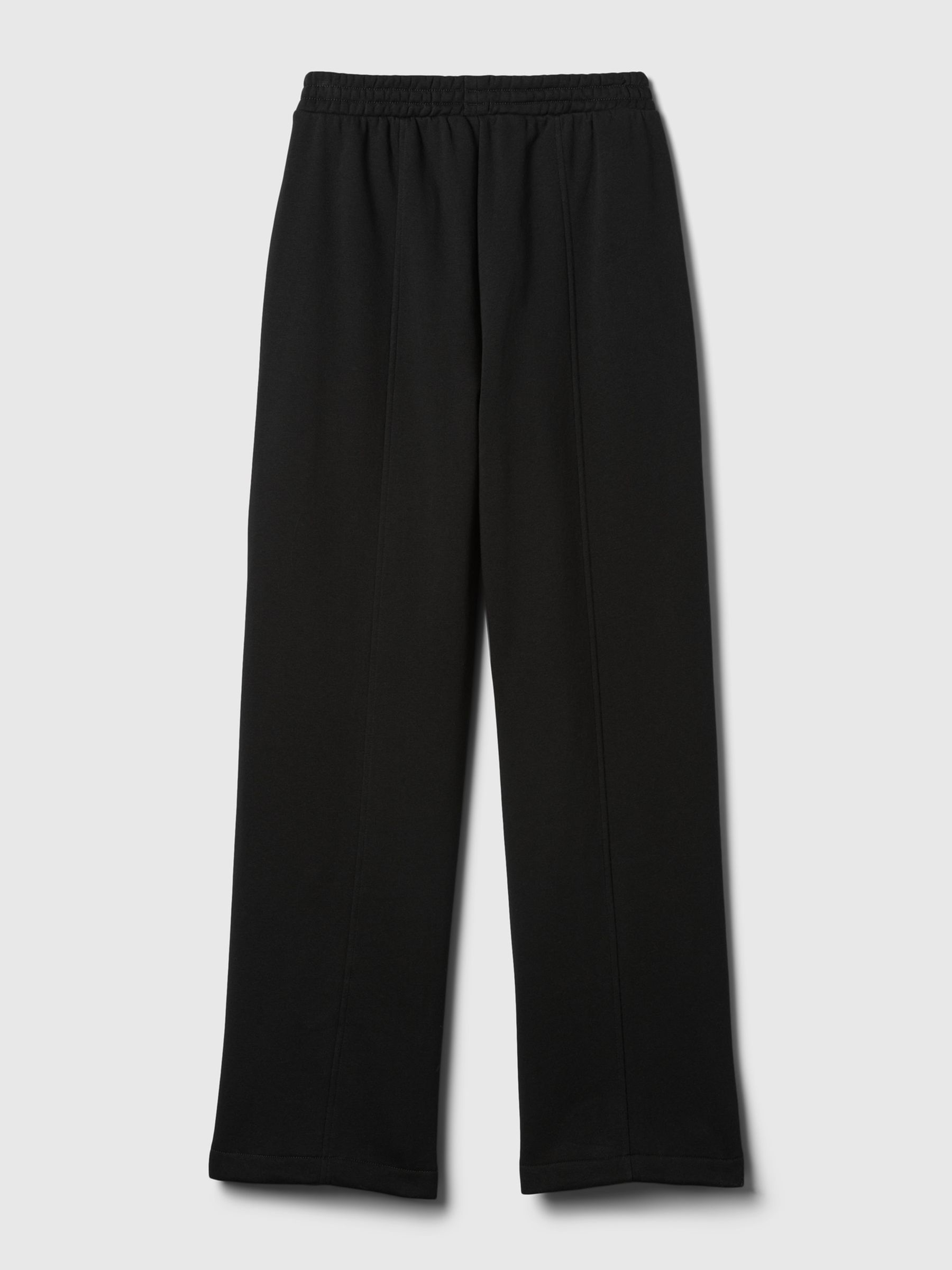 Black Vintage Soft Wide-Leg Joggers - Image 4 of 4