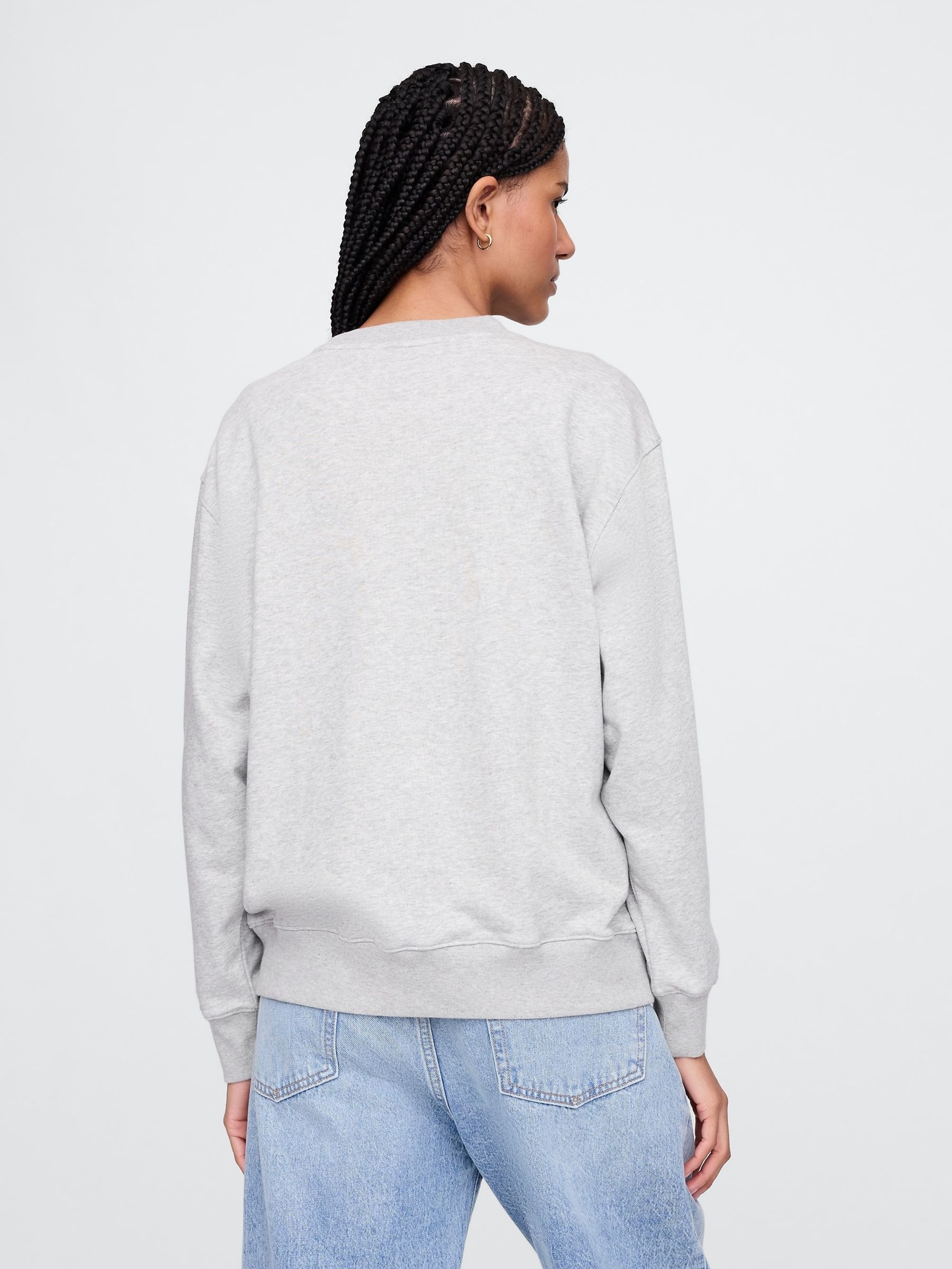 Grey Vintage Soft French Terry Logo Sweatshirt - Image 2 of 5