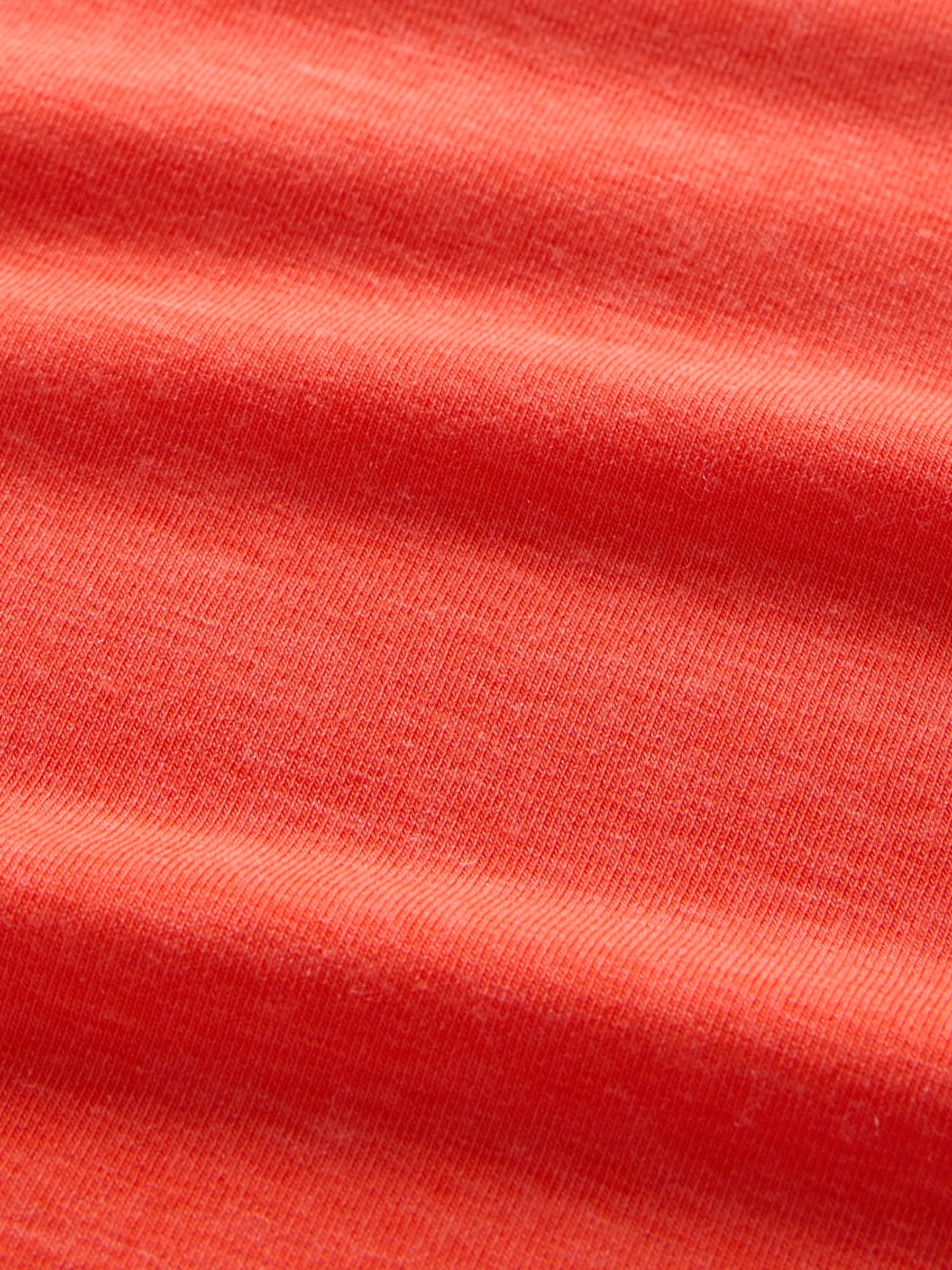 Orange Breathe Cropped Muscle Vest - Image 4 of 4