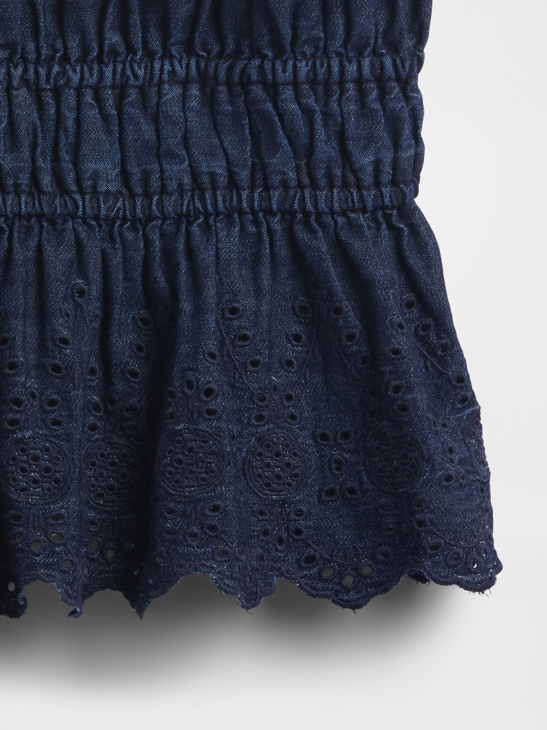 Blue Denim Smocked Cami Top - Image 5 of 5
