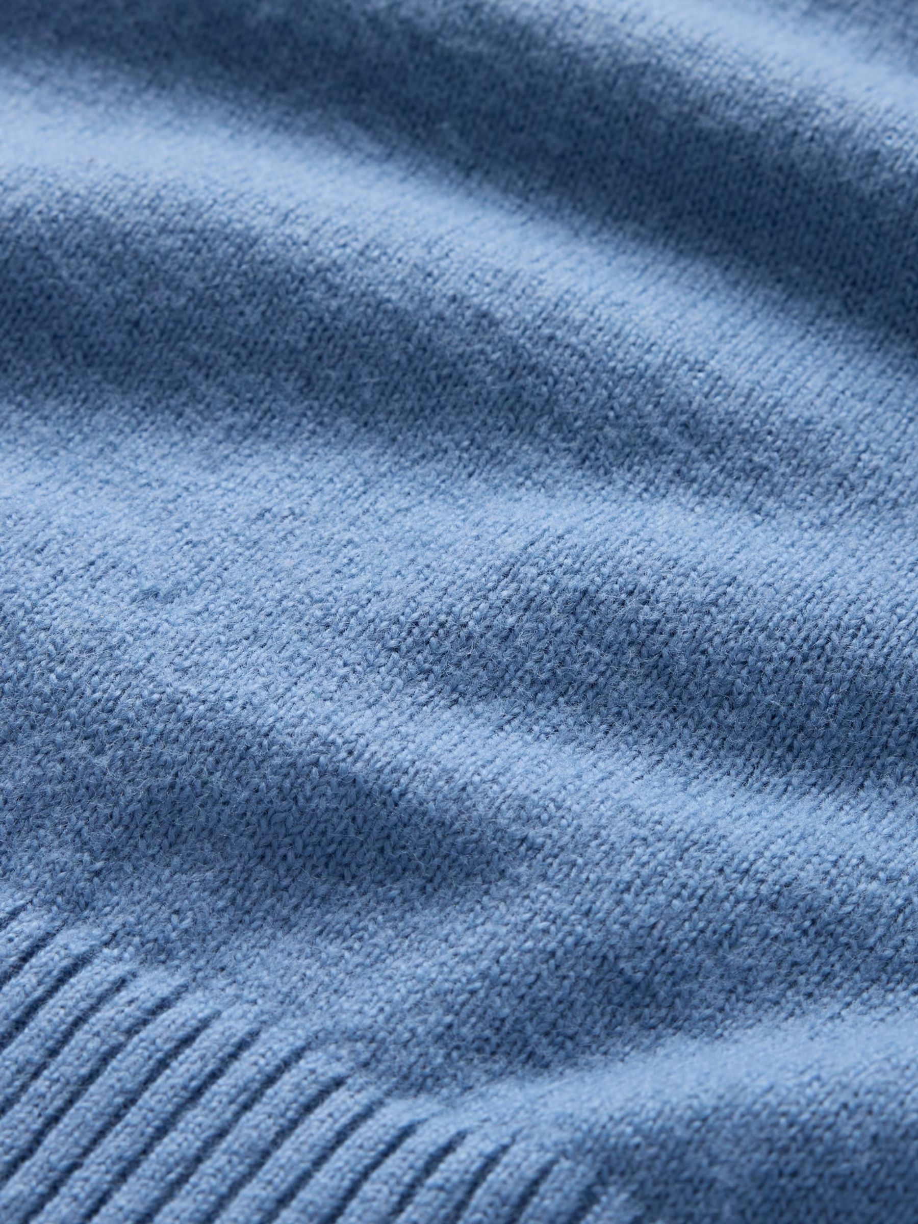 Blue CashSoft Short Sleeve Crew Neck Knit Top - Image 5 of 5