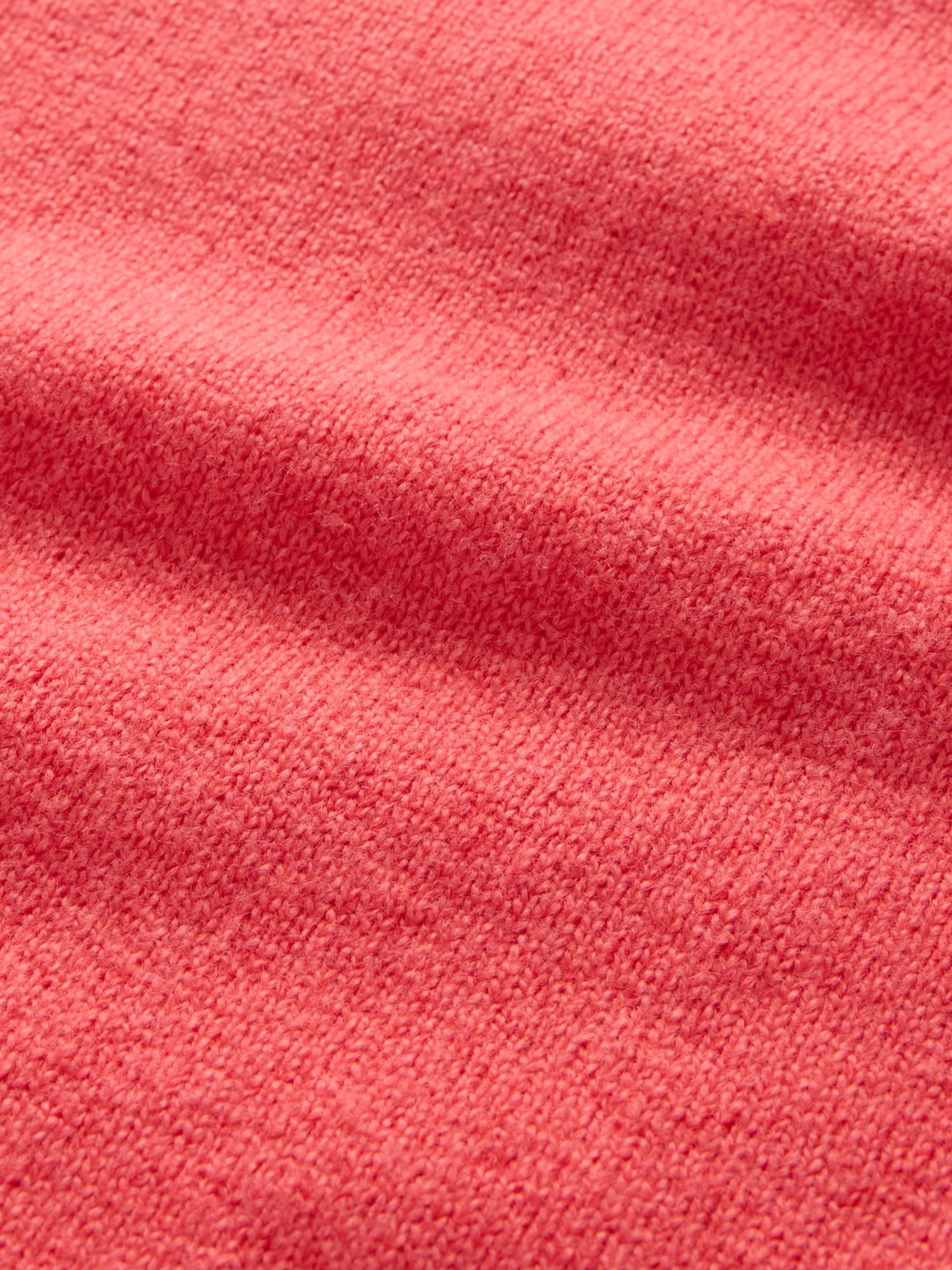 Red CashSoft Short Sleeve Crew Neck Knit Top - Image 5 of 5