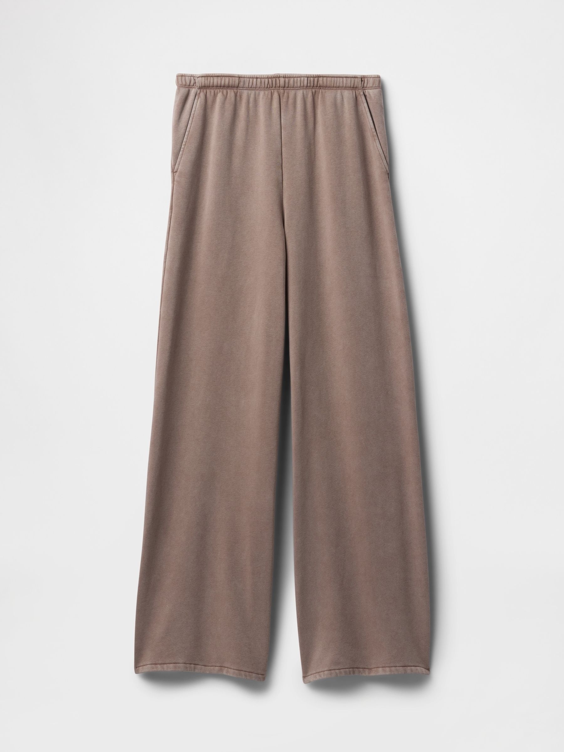 Brown Vintage Soft Baggy Wide-Leg Joggers - Image 5 of 5