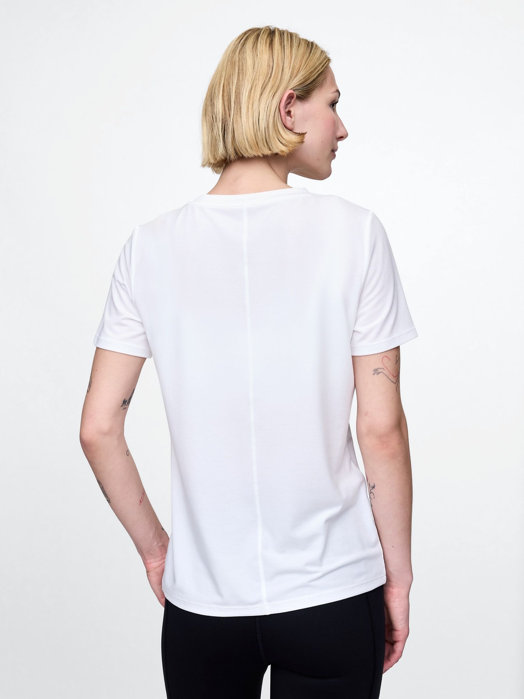 White Breathe Short Sleeve T-Shirt - Image 2 of 3