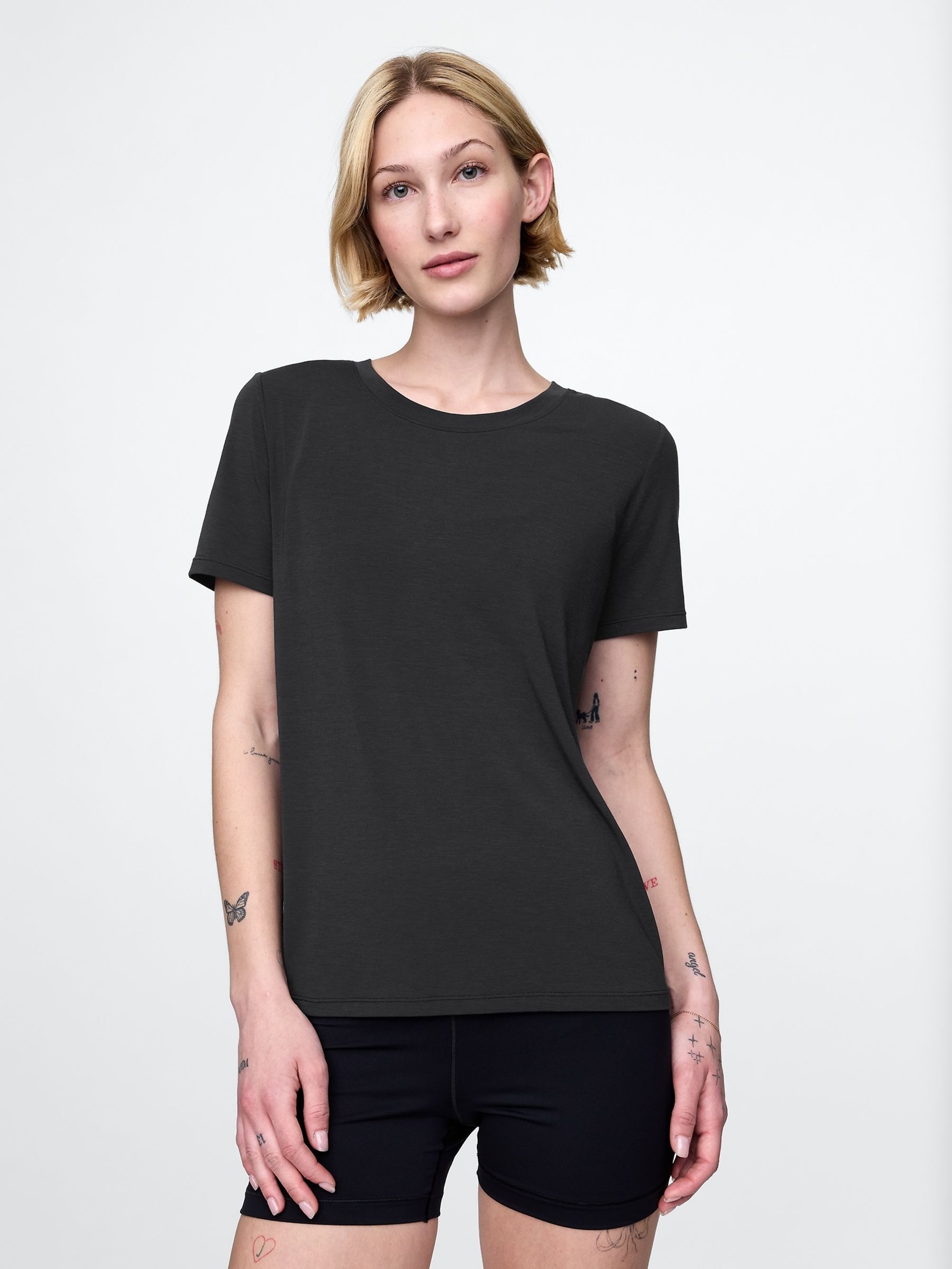 Black Breathe Short Sleeve T-Shirt - Image 1 of 6