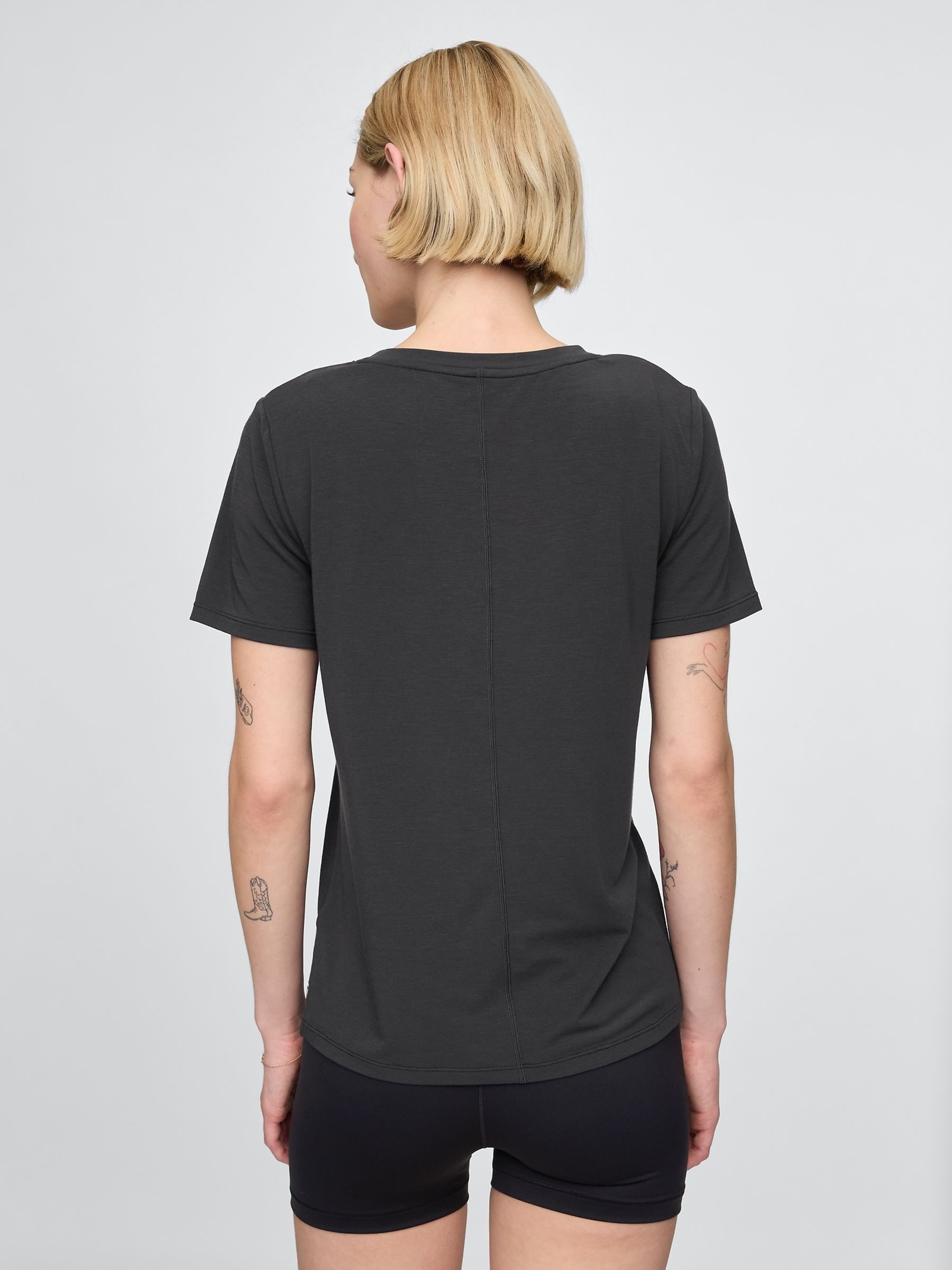 Black Breathe Short Sleeve T-Shirt - Image 2 of 6