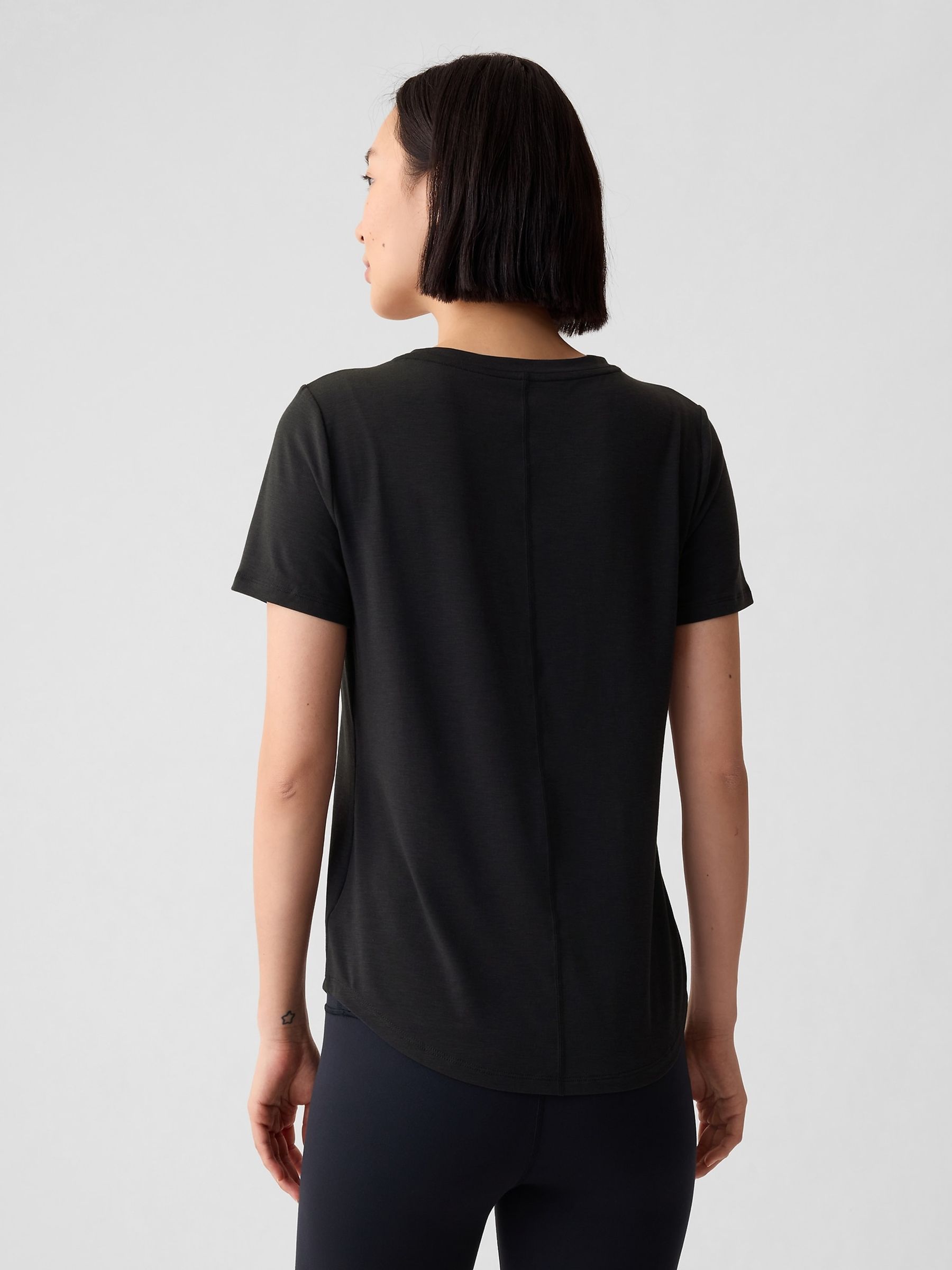 Black Breathe Short Sleeve T-Shirt - Image 4 of 6