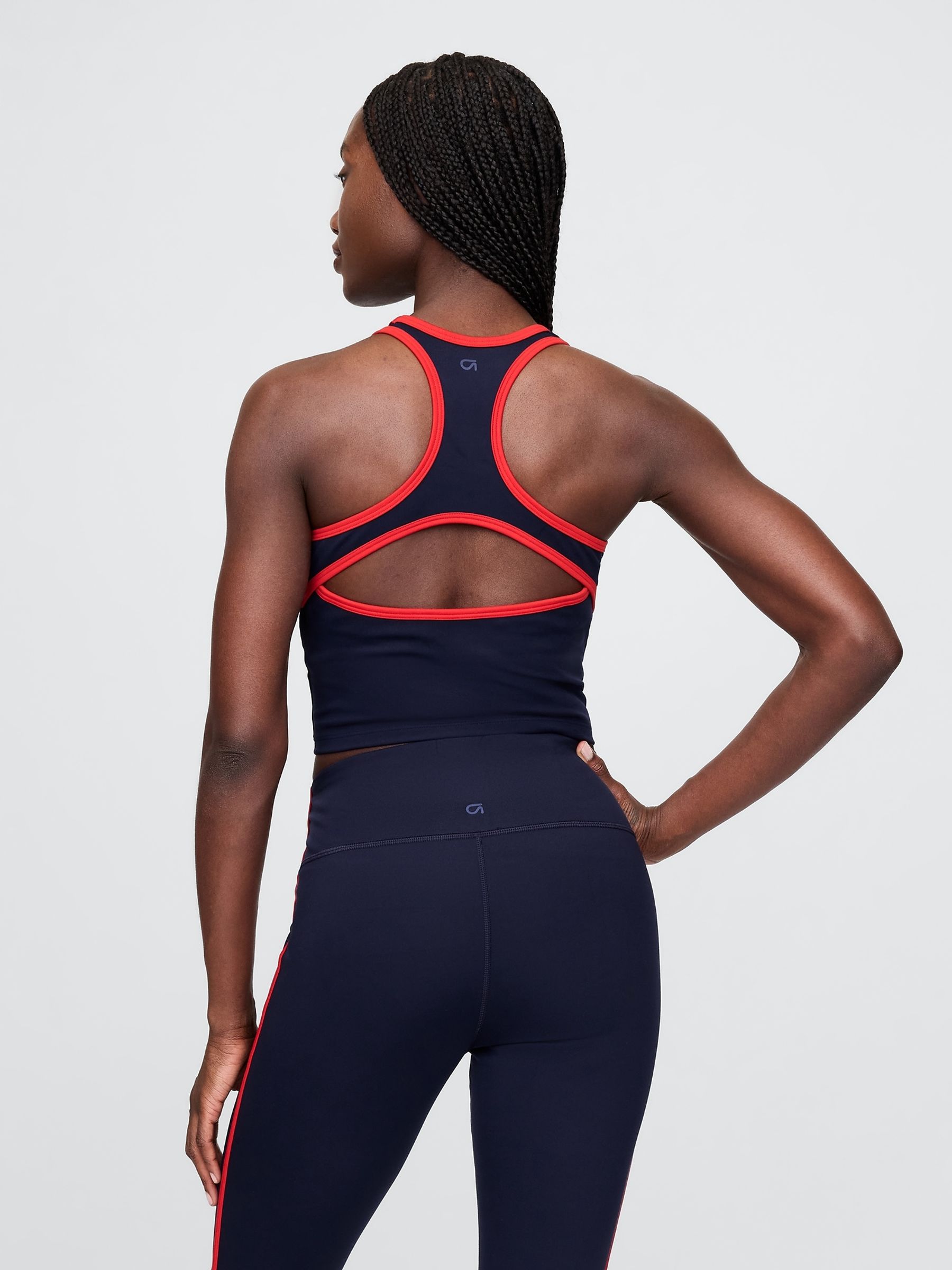 Navy/Red Power Racerback Brami - Image 2 of 5