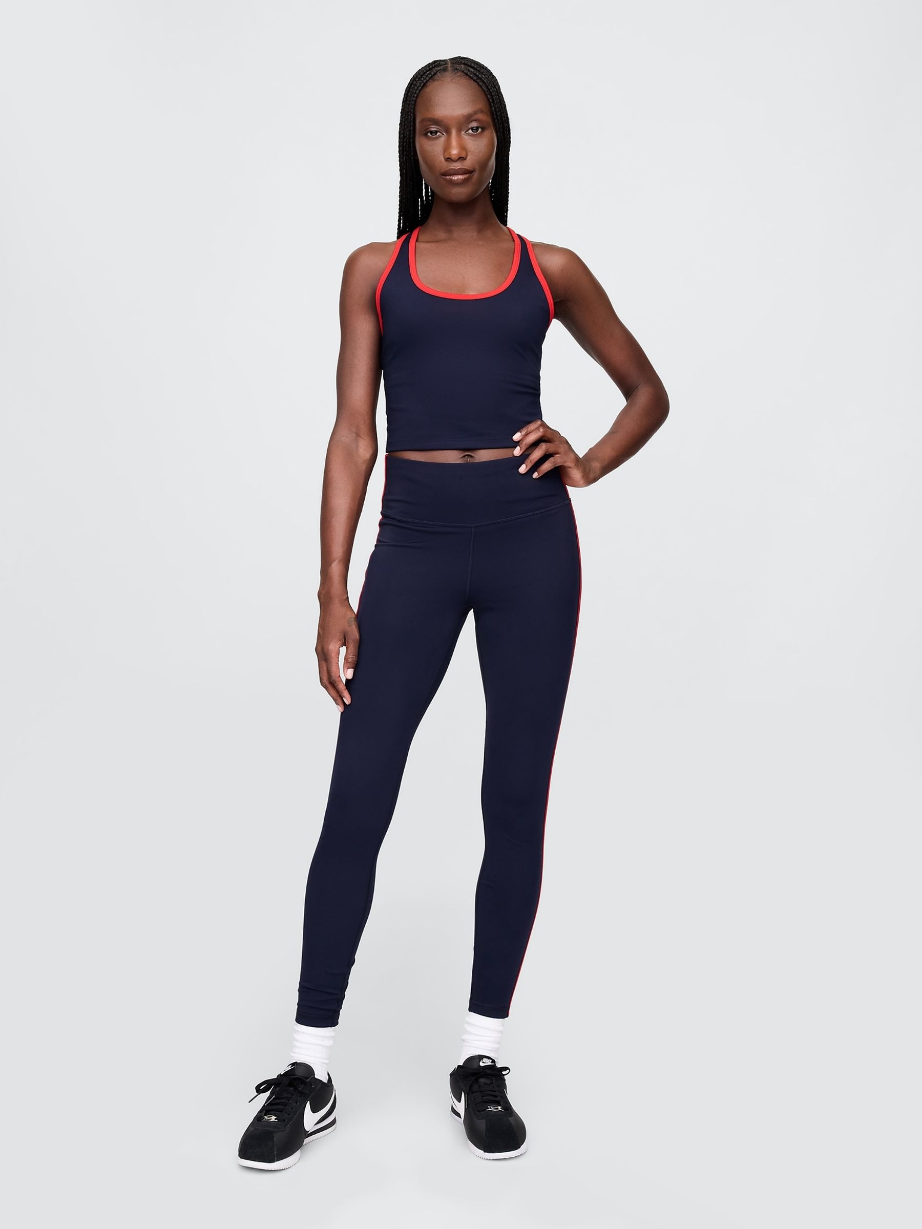 Navy/Red Power Racerback Brami - Image 3 of 5