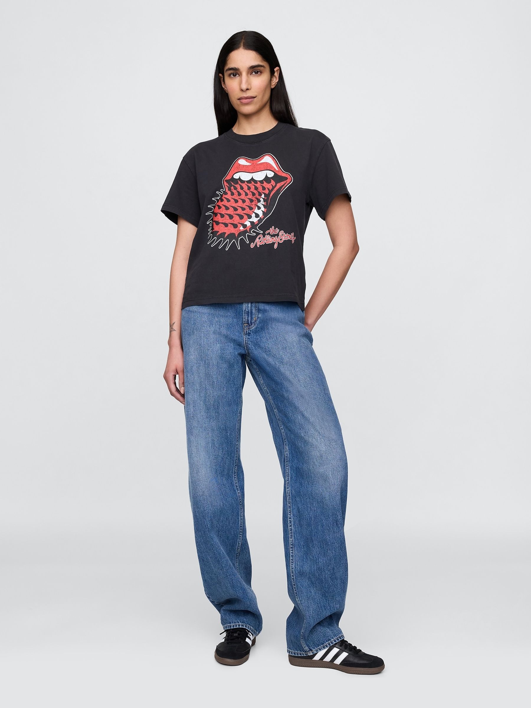 Black Rolling Stone Graphic T-Shirt - Image 3 of 5