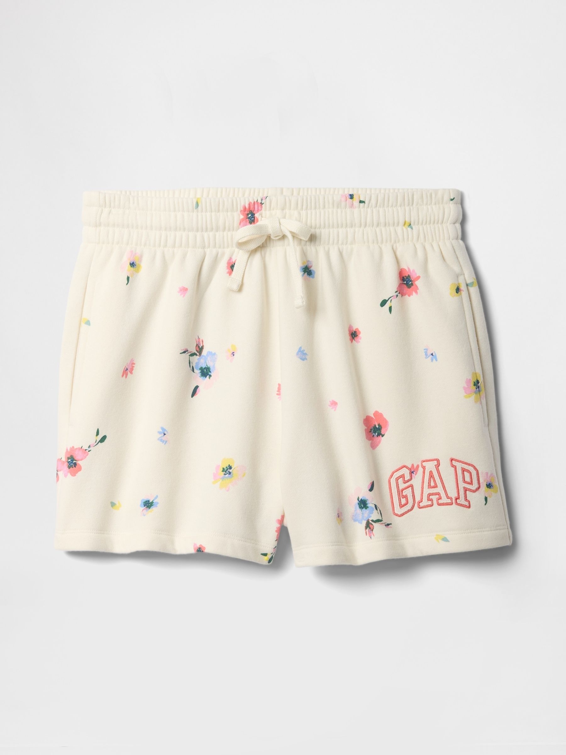 Cream Logo Pull On Shorts - Image 5 of 5