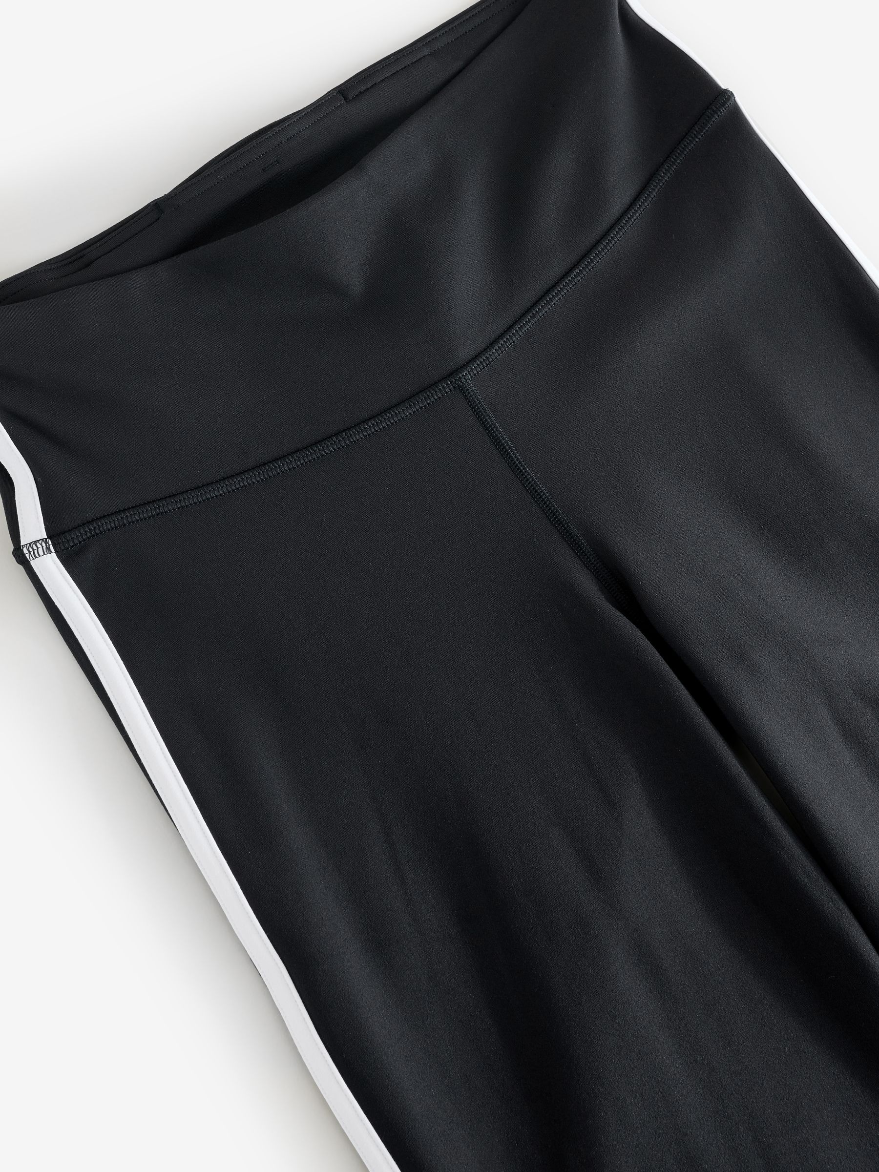 Black Flare High Waisted Power Stretch Leggings - Image 3 of 4