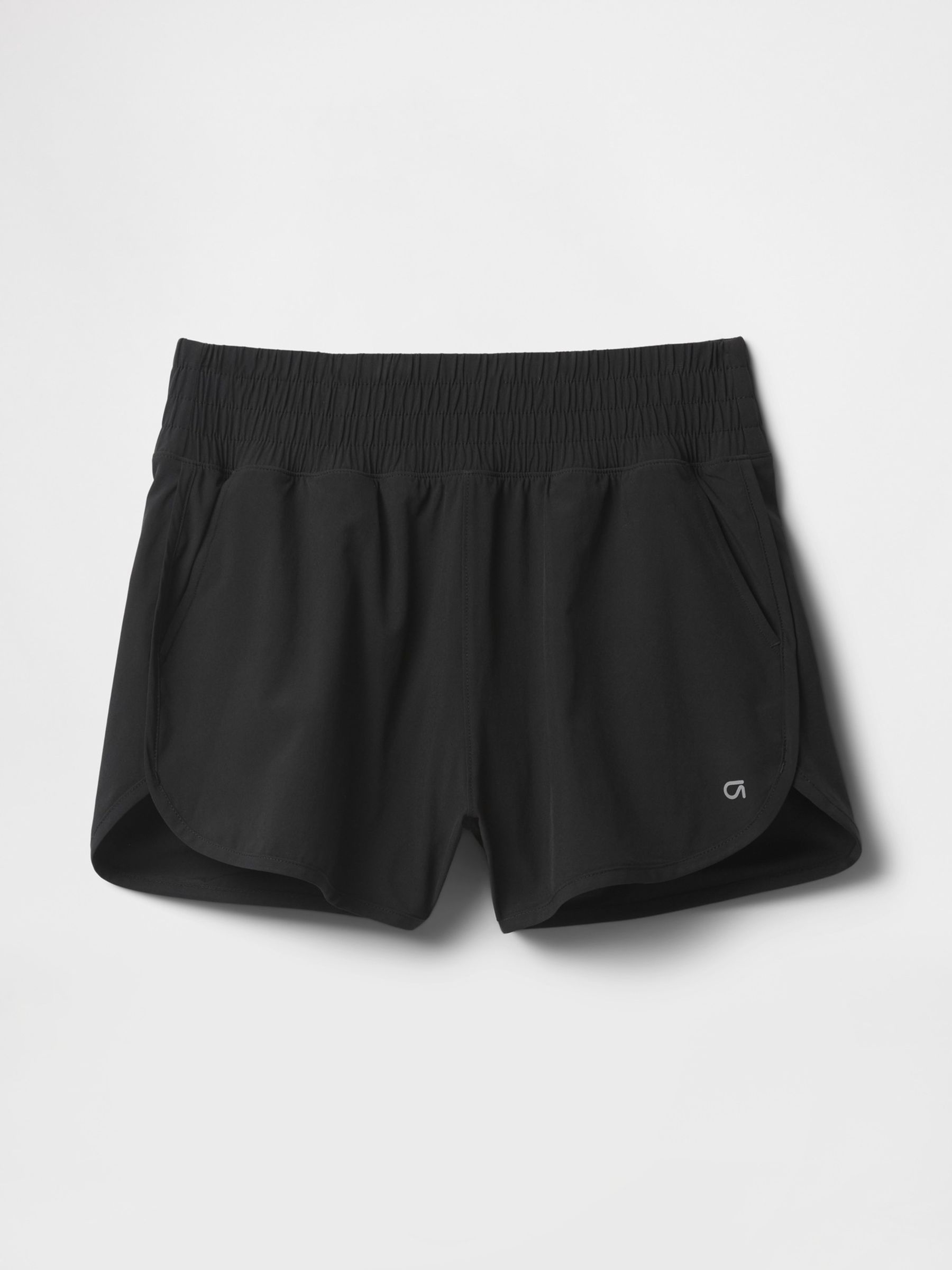 Black High Waisted Running Shorts - Image 5 of 5